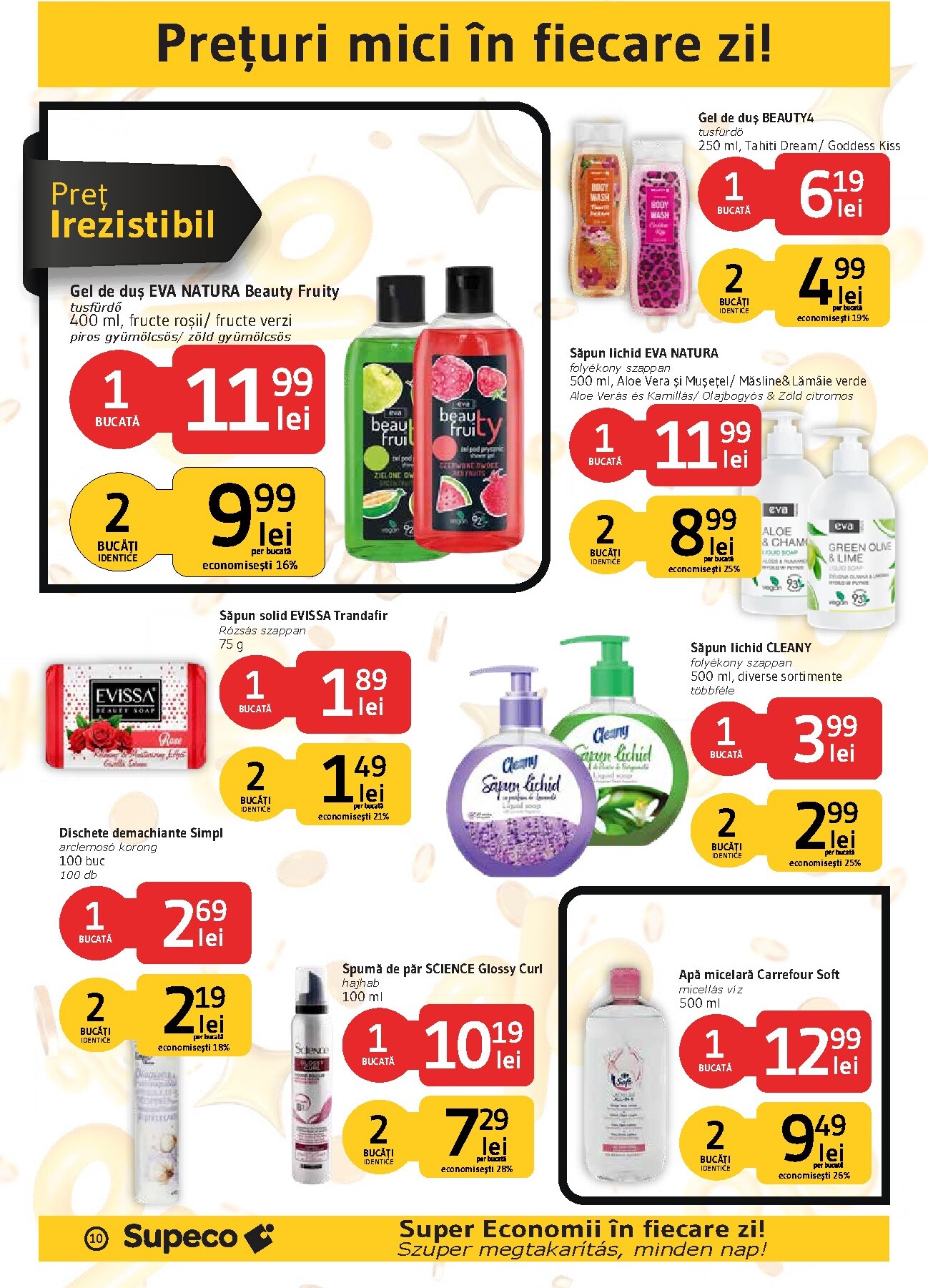 supeco - Pliantele viitoare Supeco - Catalog Prim Pret Bilingv valabil de la joi 27.08.2026 până la miercuri 09.09.2026 - page: 10
