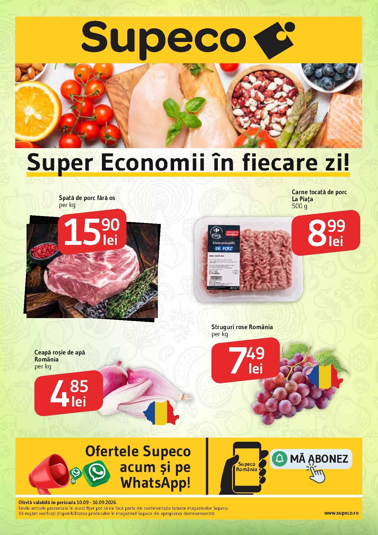 supeco - Pliantele viitoare Supeco - Catalog PF valabil de la joi 10.09.2026 până la miercuri 16.09.2026 - page: 1
