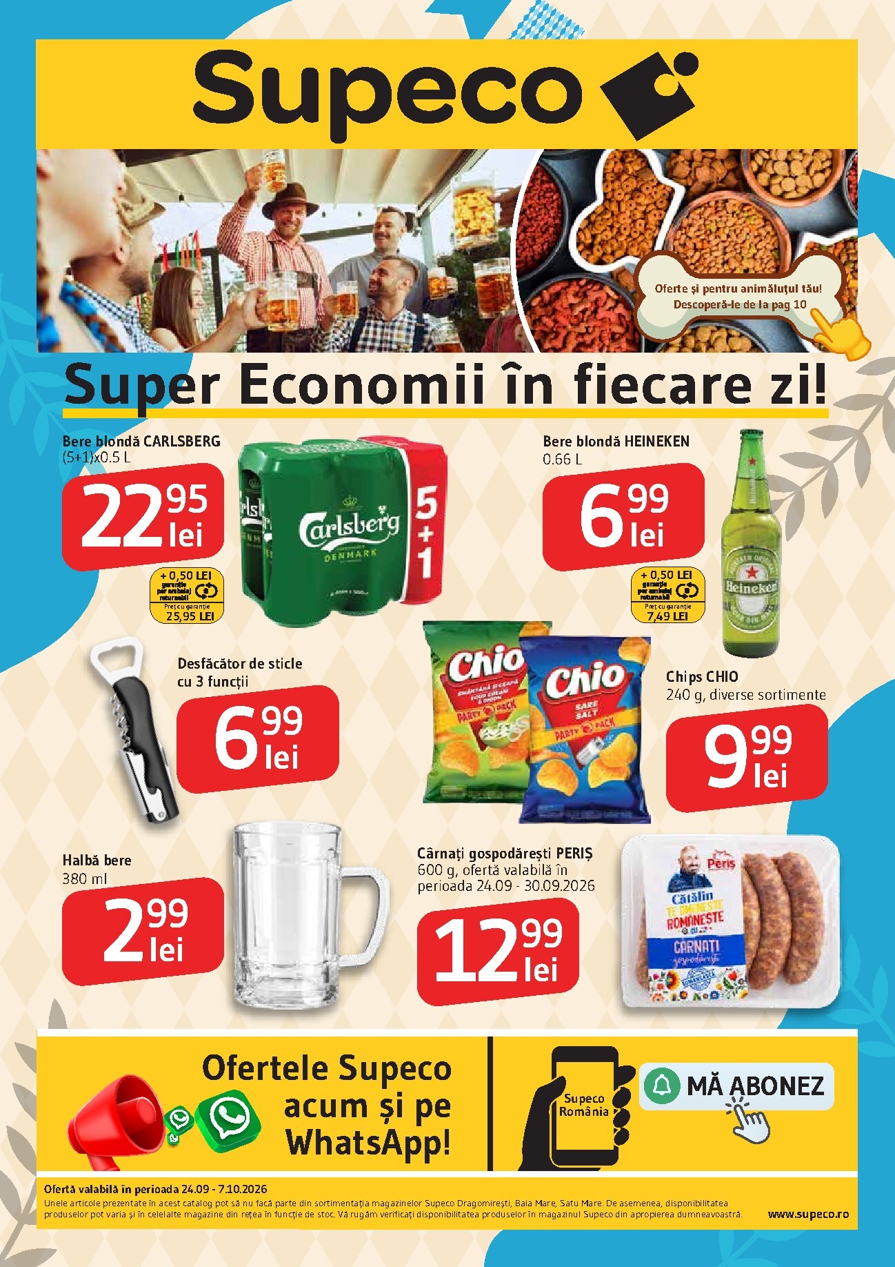 supeco - Pliantele viitoare Supeco valabil de la joi 24.09.2026 până la miercuri 07.10.2026