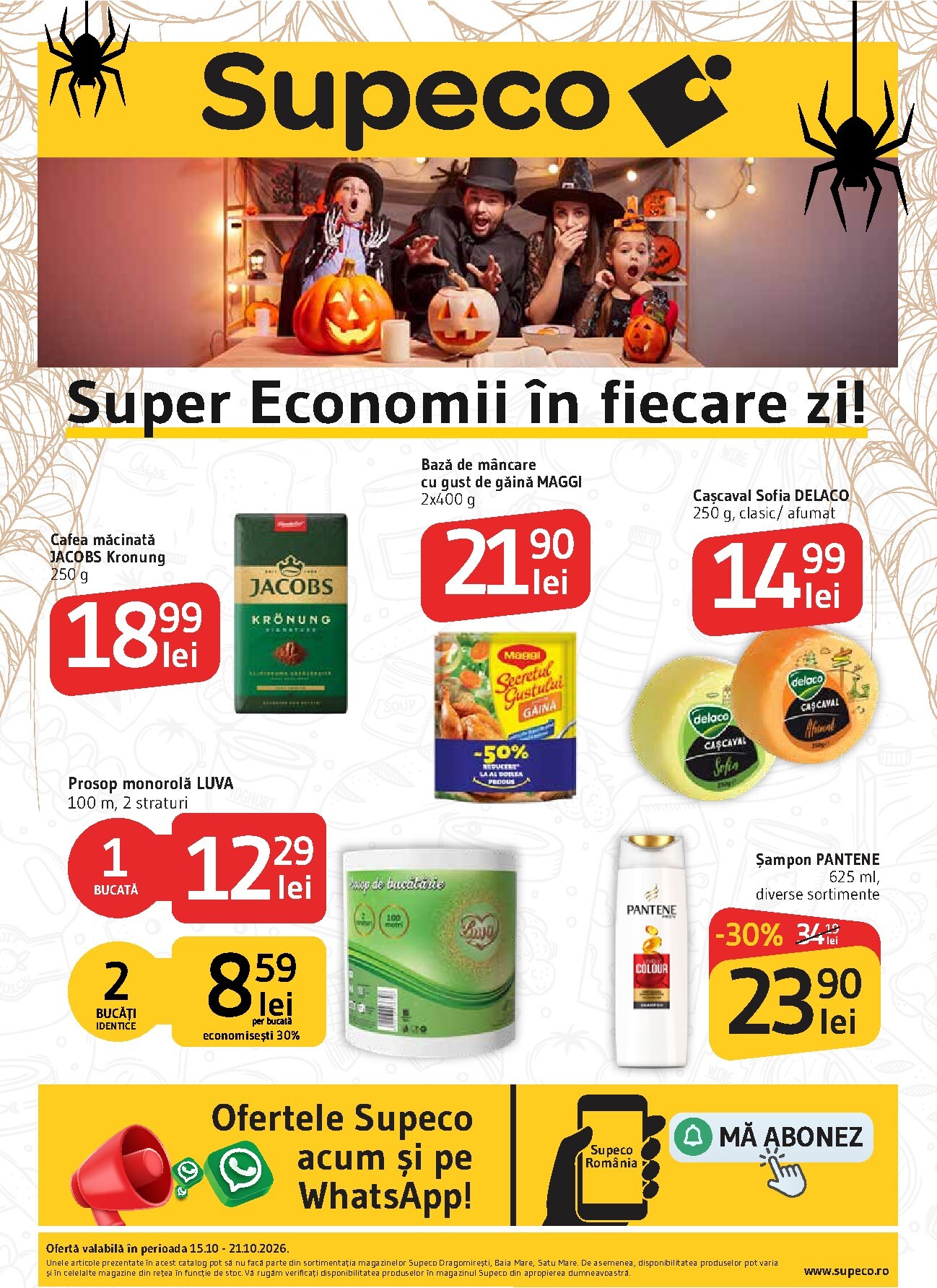 supeco - Pliantele viitoare Supeco valabil de la joi 15.10.2026 până la miercuri 21.10.2026