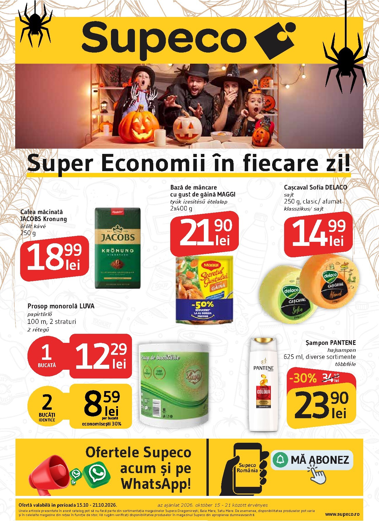 supeco - Pliantele viitoare Supeco - Bilingv valabil de la joi 15.10.2026 până la miercuri 21.10.2026 - page: 1