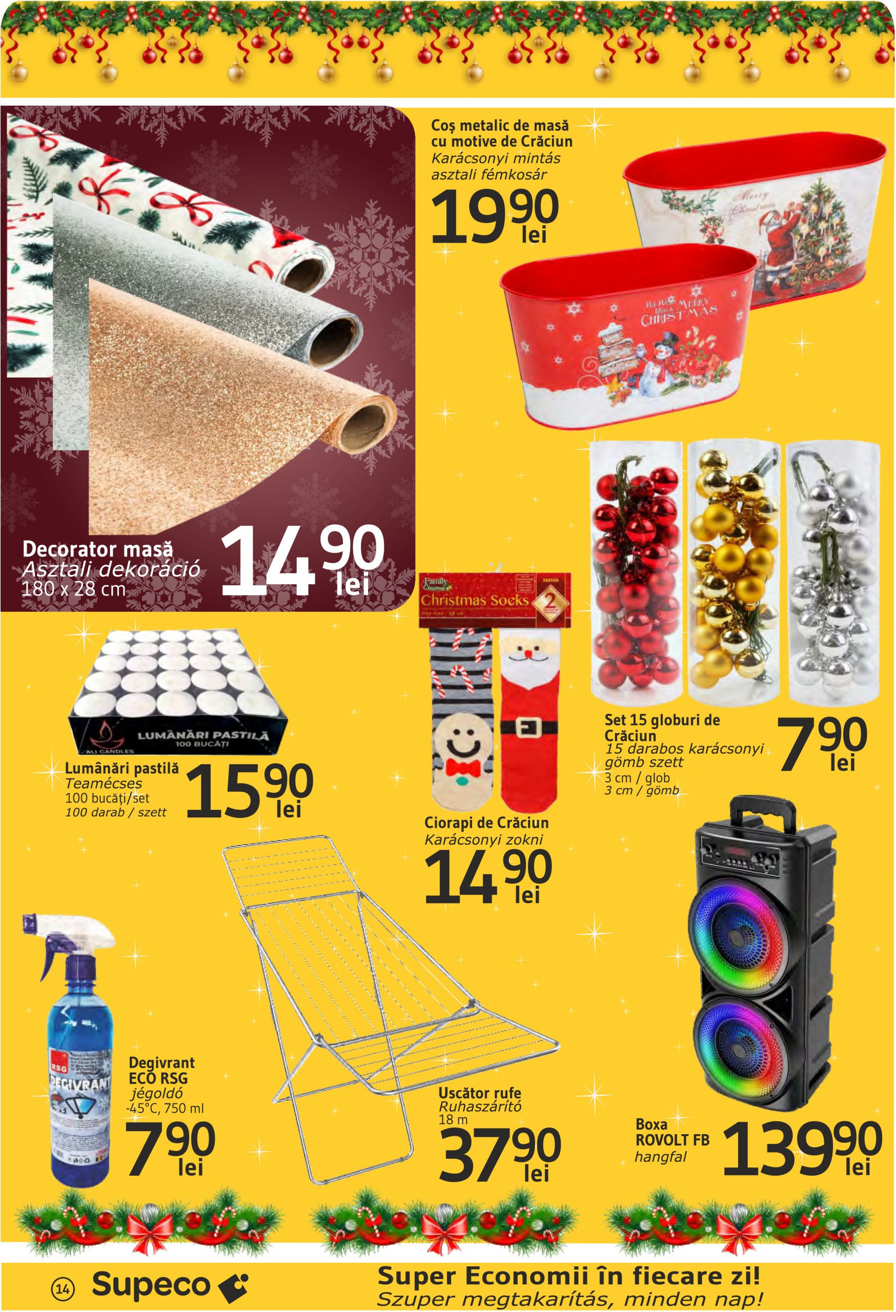 supeco - Catalog Supeco - Bilingv valabil din 12.12. - 26.12. - page: 14