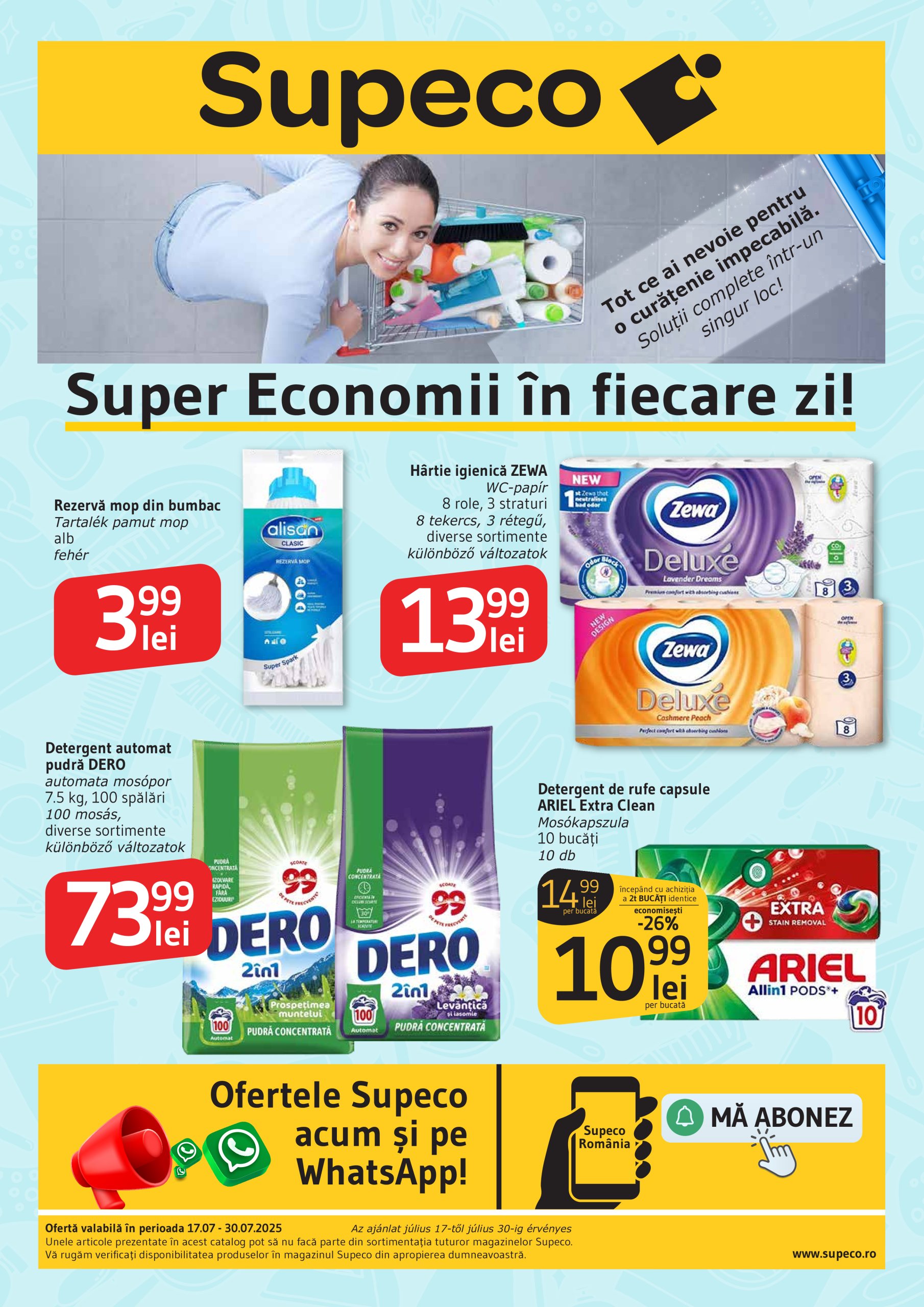 supeco - Catalog Supeco - Bilingv valabil din 17.07. până pe 30.07.
