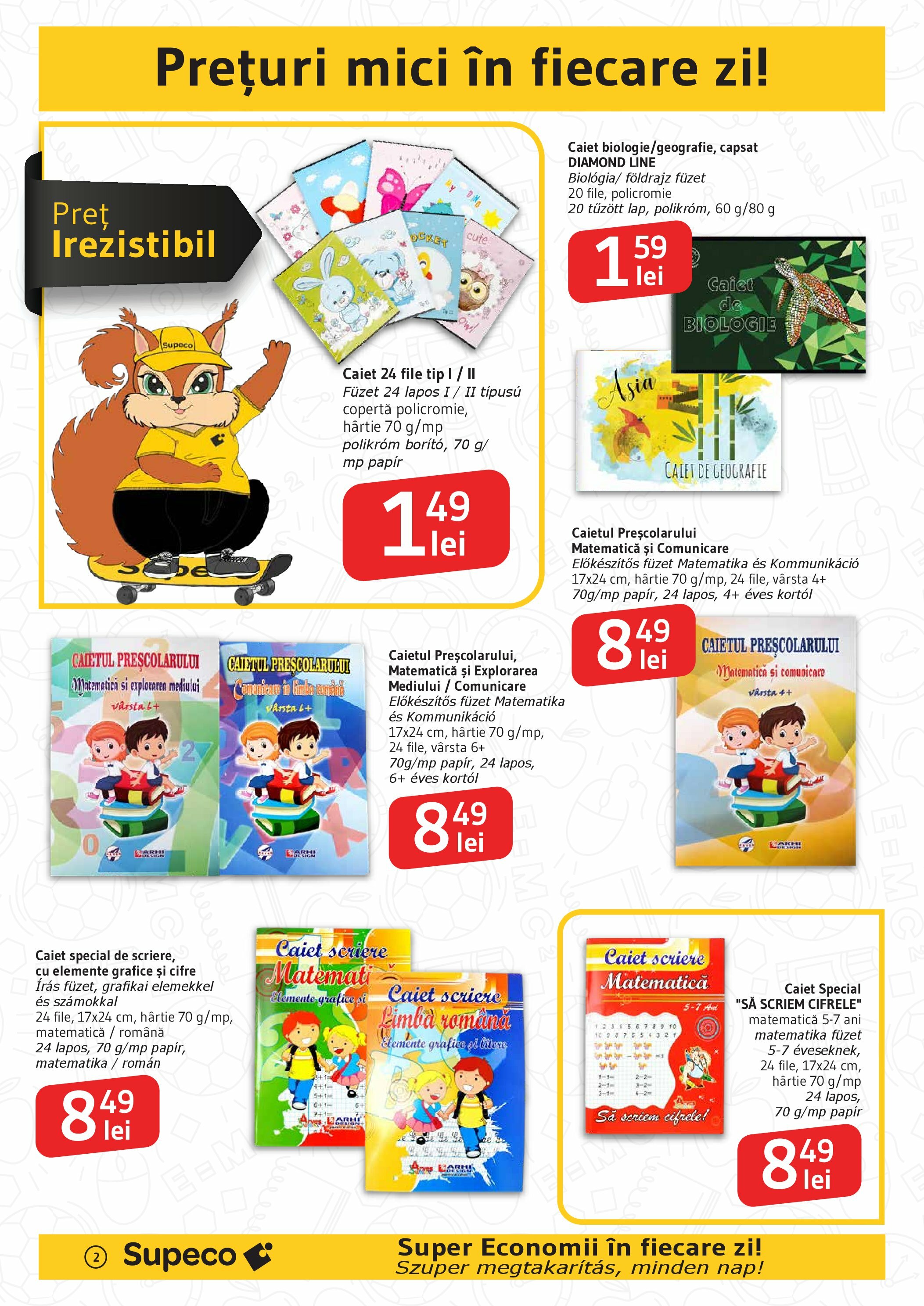 supeco - Catalog Supeco - Bilingv online – oferte valabile din 21.08. - page: 2