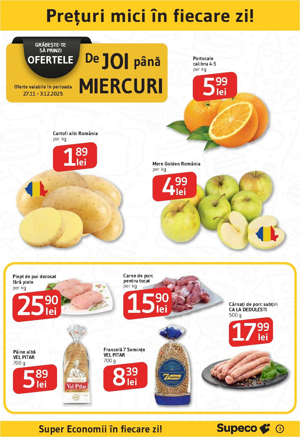 supeco - Catalog Supeco - Roman online – oferte valabile din 27.11. - page: 3