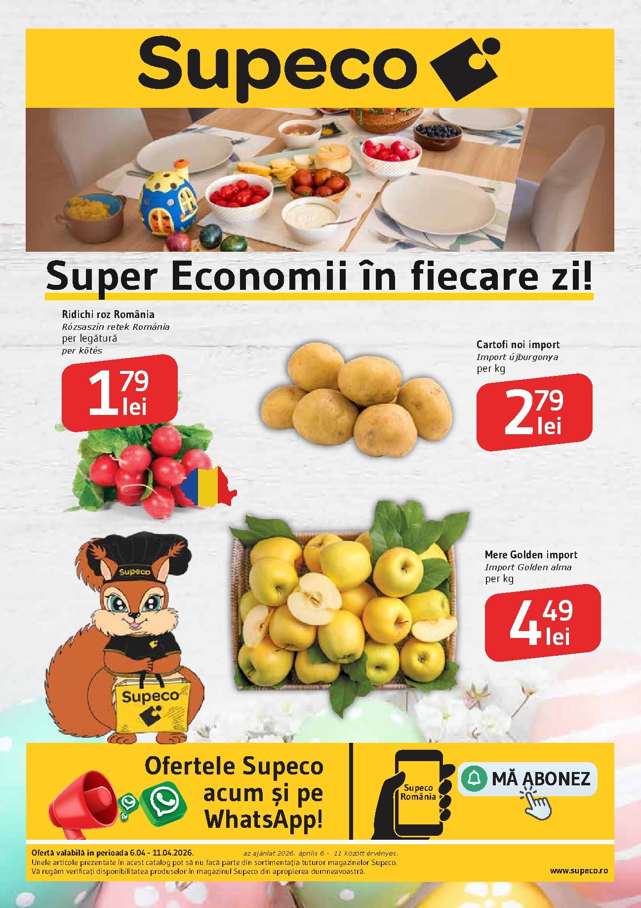 supeco - Brosura Supeco - Super Economii valabilă de la luni 06.04.2026 până la sâmbătă 11.04.2026