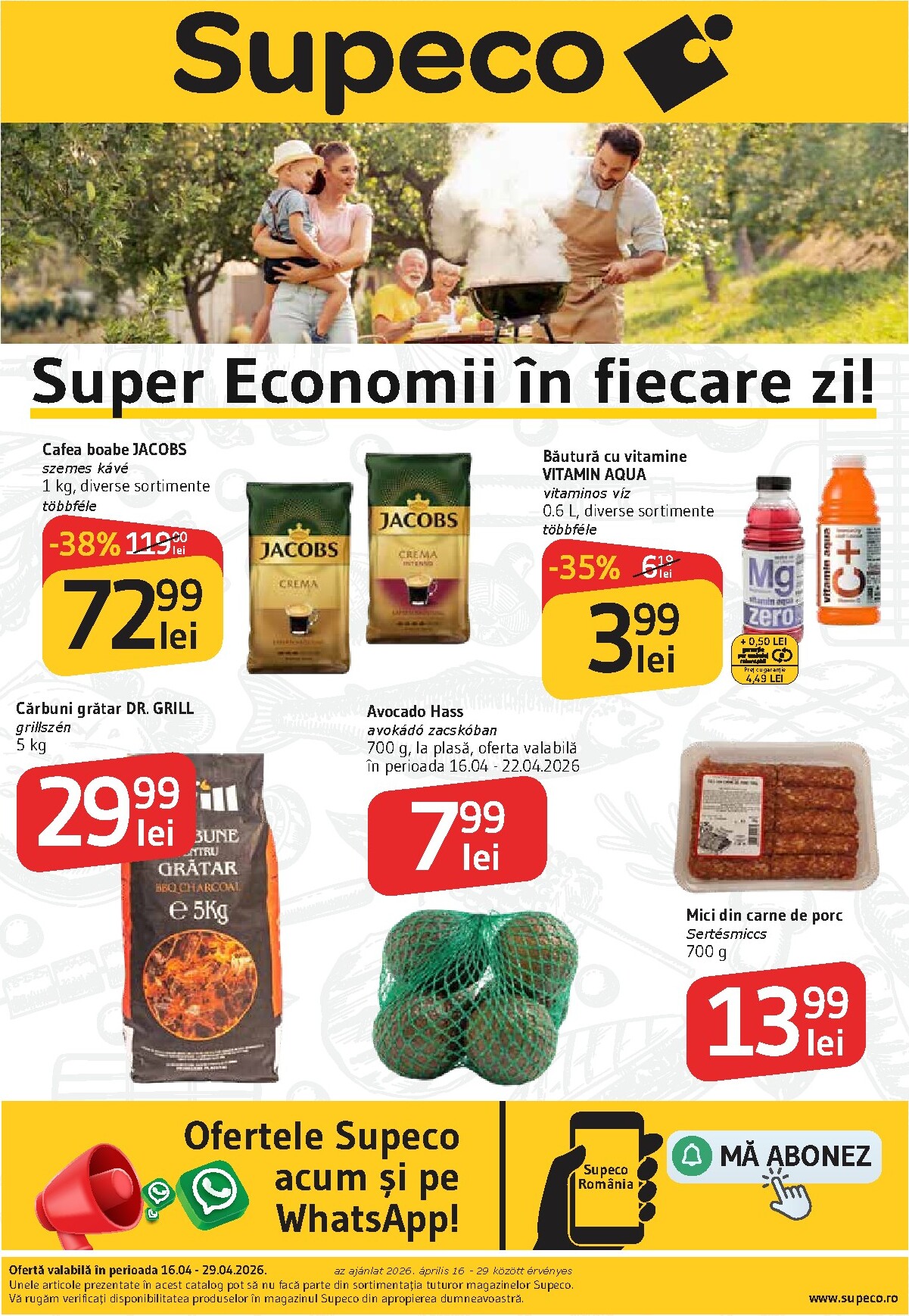 supeco - Pliantele viitoare Supeco - Bilingv valabil de la joi 16.04.2026 până la miercuri 29.04.2026