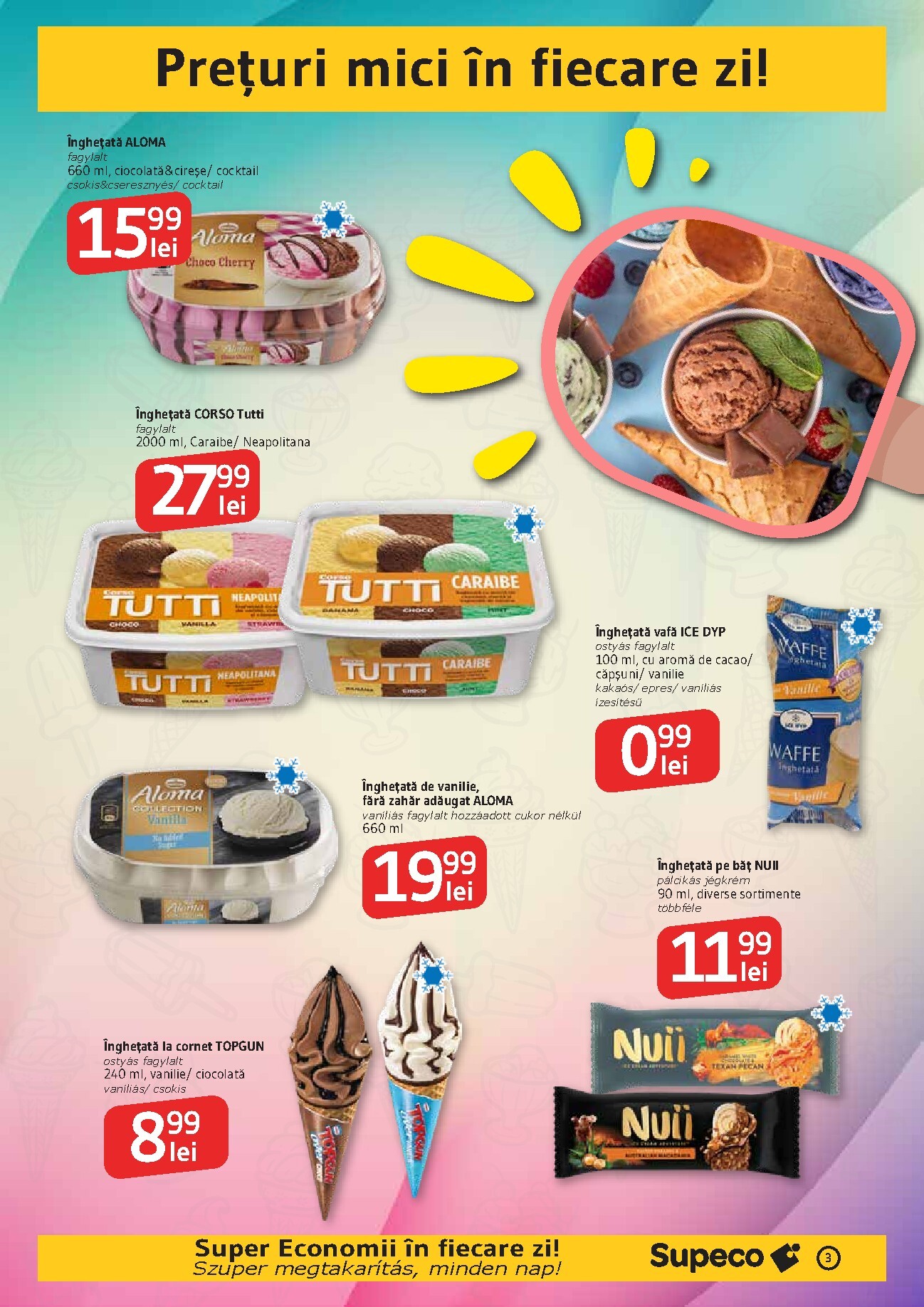 supeco - Pliantele viitoare Supeco - Catalog Inghetata Bilingv valabil de la joi 07.05.2026 până la miercuri 20.05.2026 - page: 3