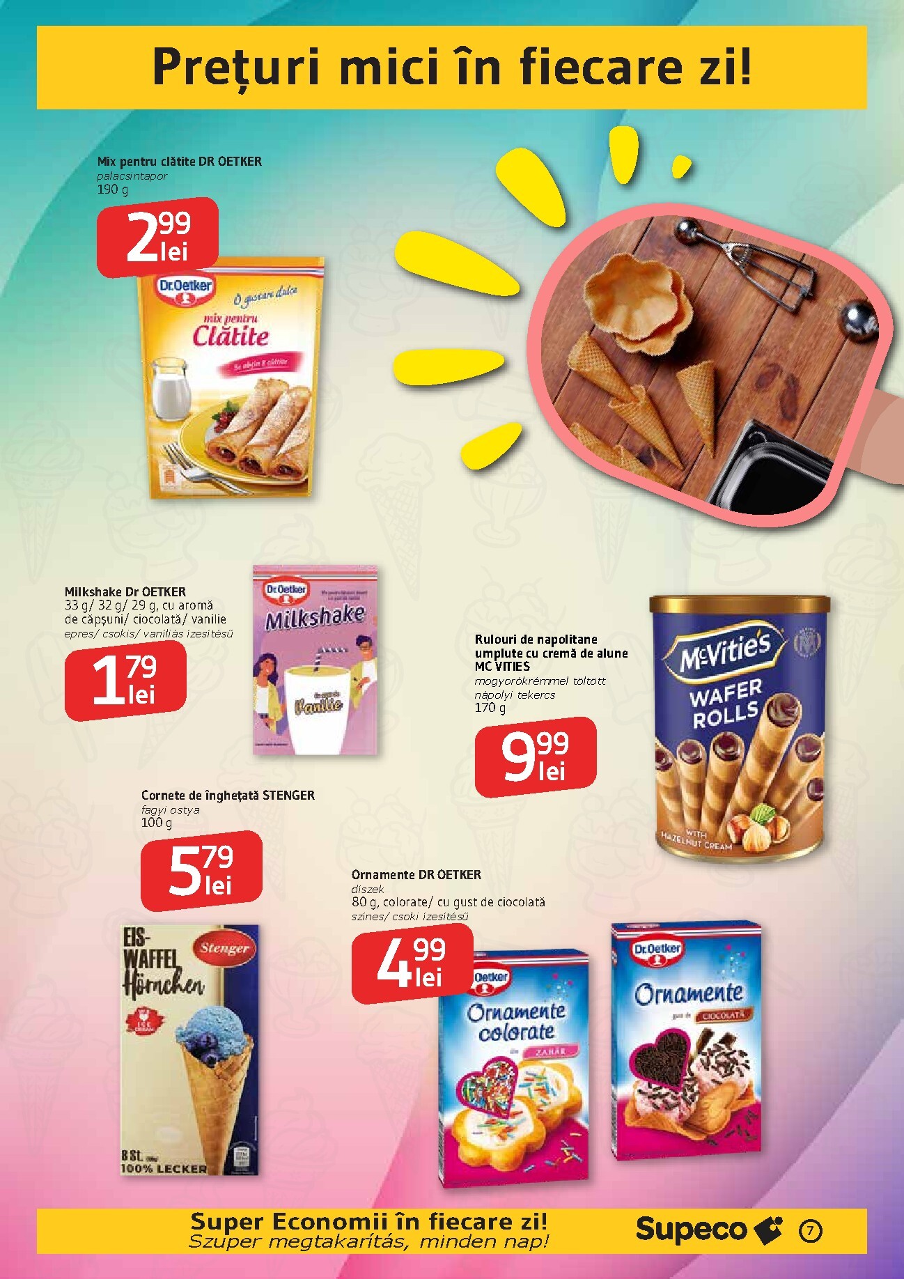 supeco - Pliantele viitoare Supeco - Catalog Inghetata Bilingv valabil de la joi 07.05.2026 până la miercuri 20.05.2026 - page: 7