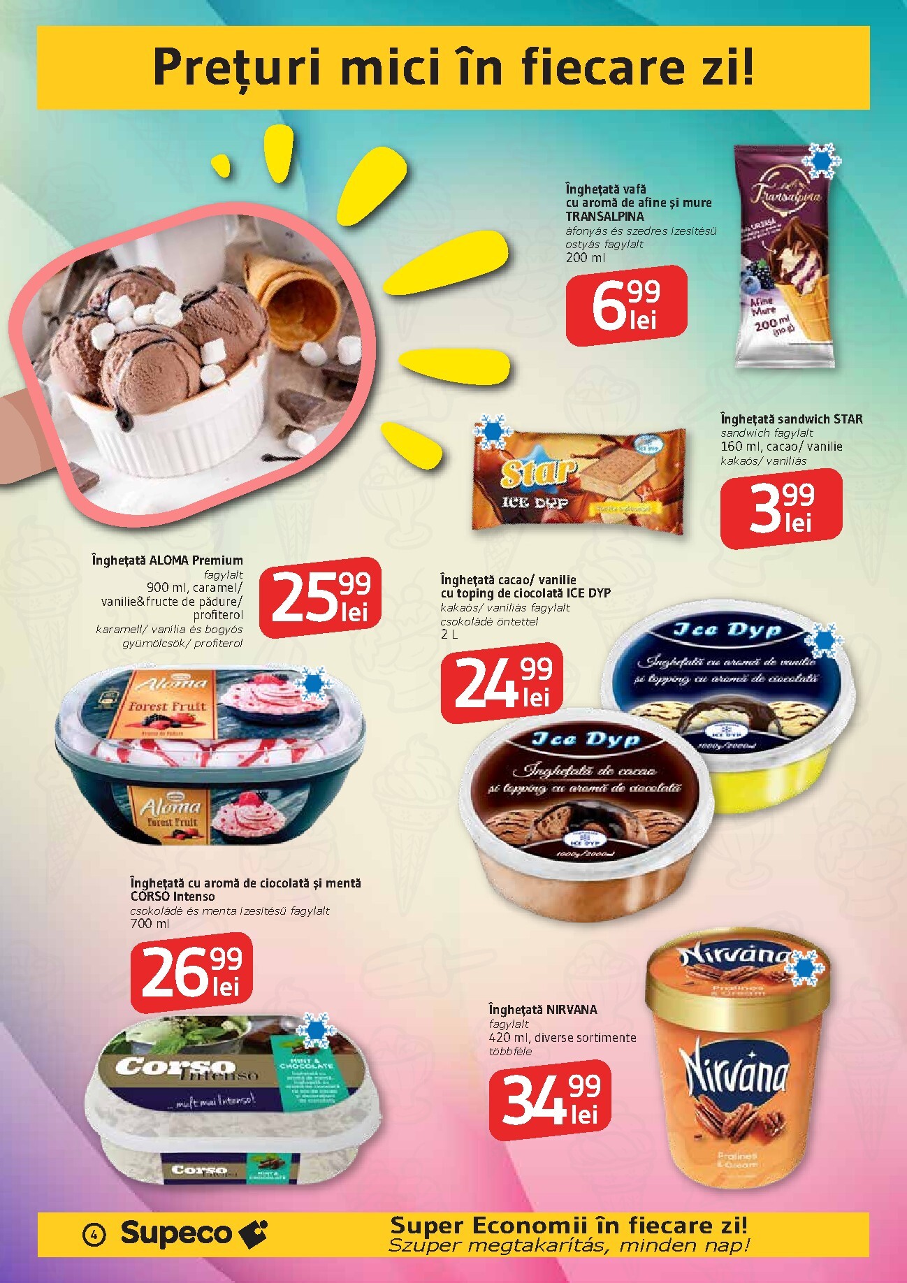 supeco - Pliantele viitoare Supeco - Catalog Inghetata Bilingv valabil de la joi 07.05.2026 până la miercuri 20.05.2026 - page: 4