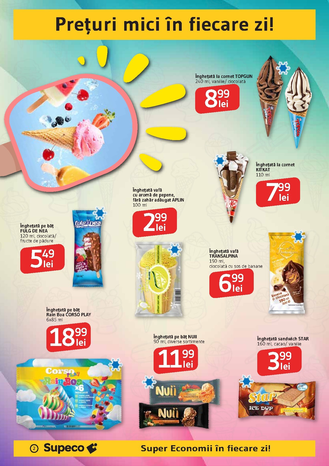 supeco - Pliantele viitoare Supeco - Catalog Inghetata Dragomiresti, Baia Mare si Satu Mare valabil de la joi 07.05.2026 până la miercuri 20.05.2026 - page: 2