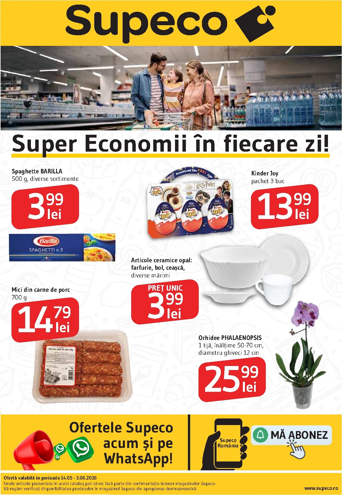 supeco - Pliantele viitoare Supeco valabil de la joi 14.05.2026 până la miercuri 03.06.2026