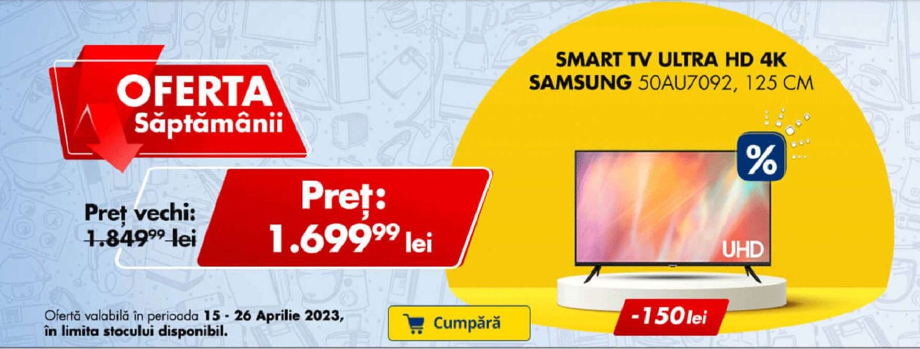 flanco - Flanco pliante pentru săptămâna viitoare de la miercuri 15.04.2026 până la duminică 26.04.2026