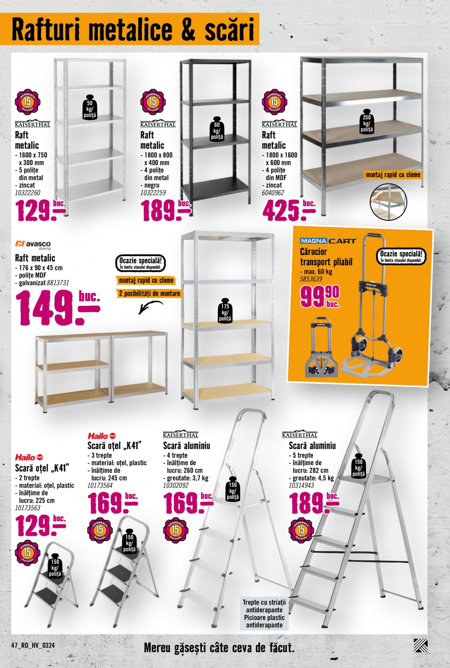 hornbach - Hornbach - Fiecare primăvară, un alt început valabil de 01.03.2024 - page: 47