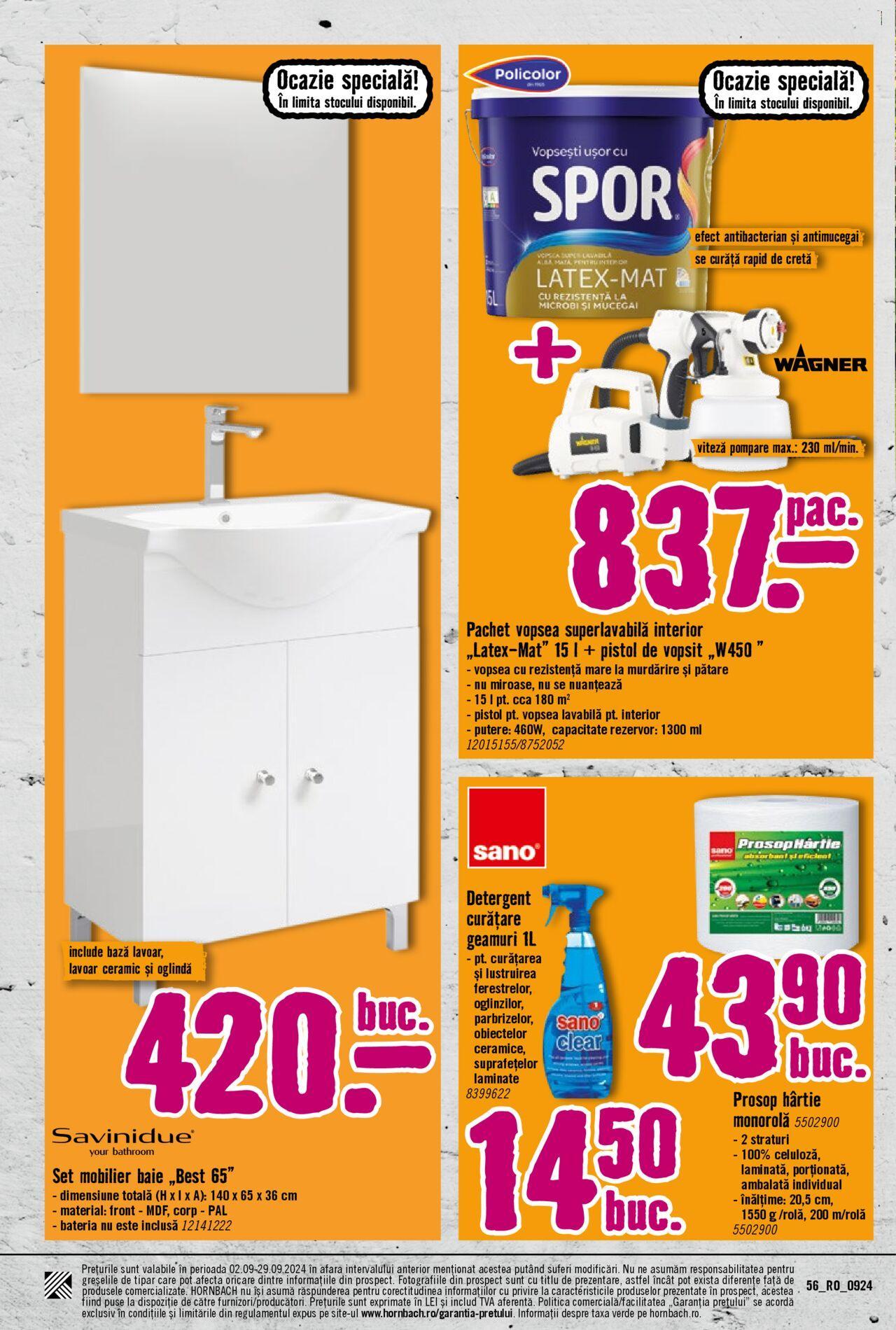 hornbach - Catalog Hornbach 02.09.2024 - 29.09.2024 - page: 56