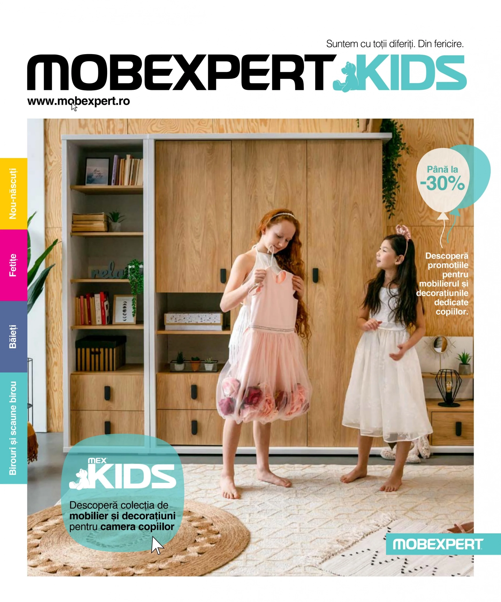 mobexpert - Mobexpert Kids - Noua colecție de mobilier și decorațiuni pentru Camera copiilor - page: 1