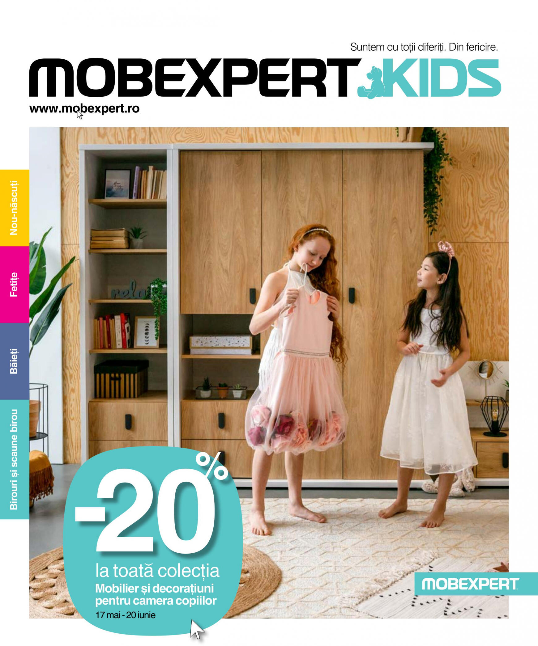 mobexpert - Mobexpert - Noua colecție de mobilier și decorațiuni pentru Camera copiilor