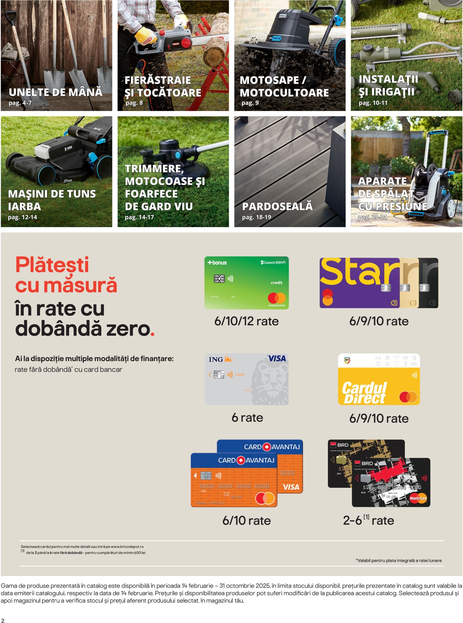 brico-depot - Catalog Brico Dépôt - Catalog Grădină valabil din 14.02. - 31.10. - page: 2