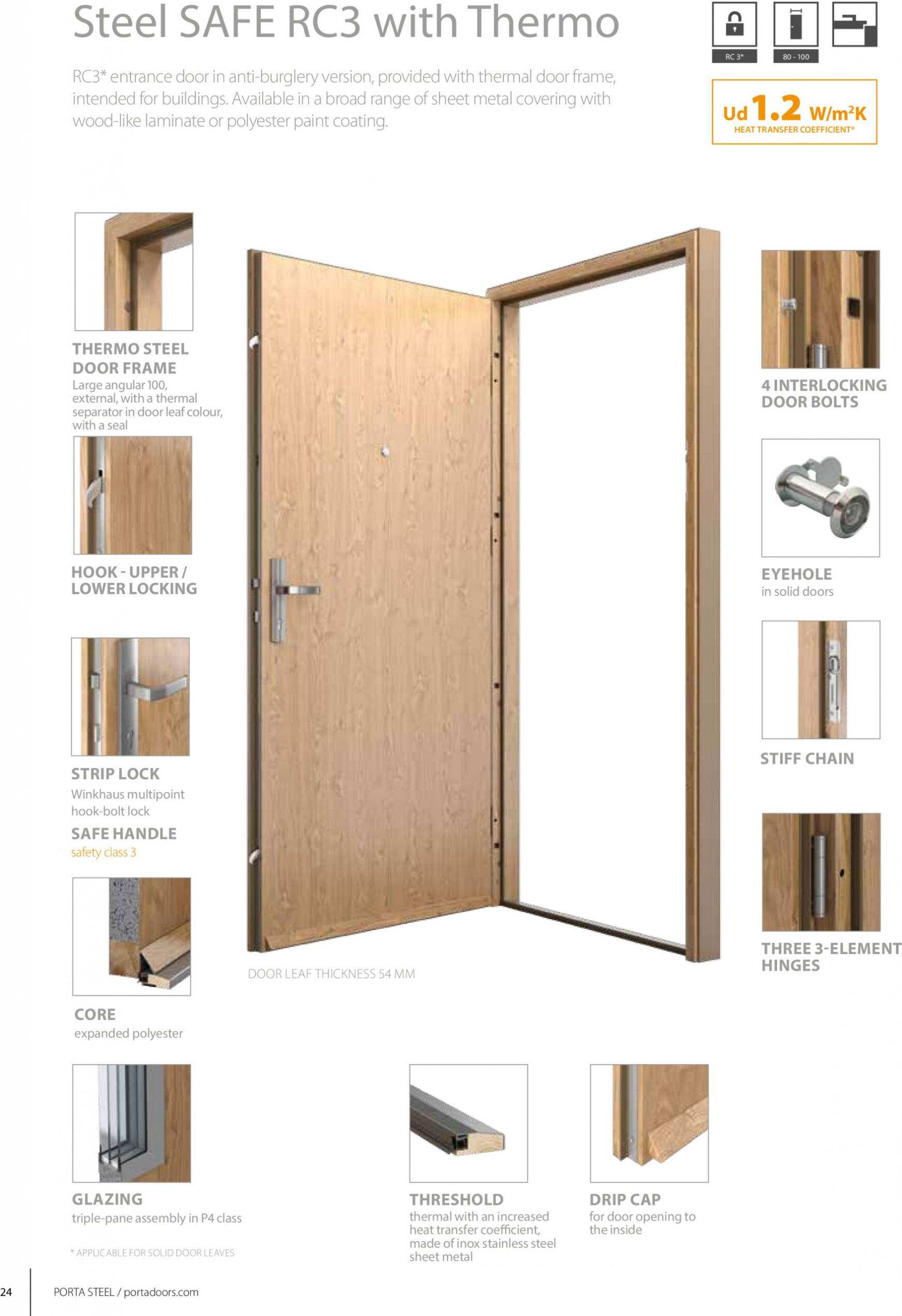 porta-doors - Porta - Catalog uși din oțel tehnice și de exterior - page: 24
