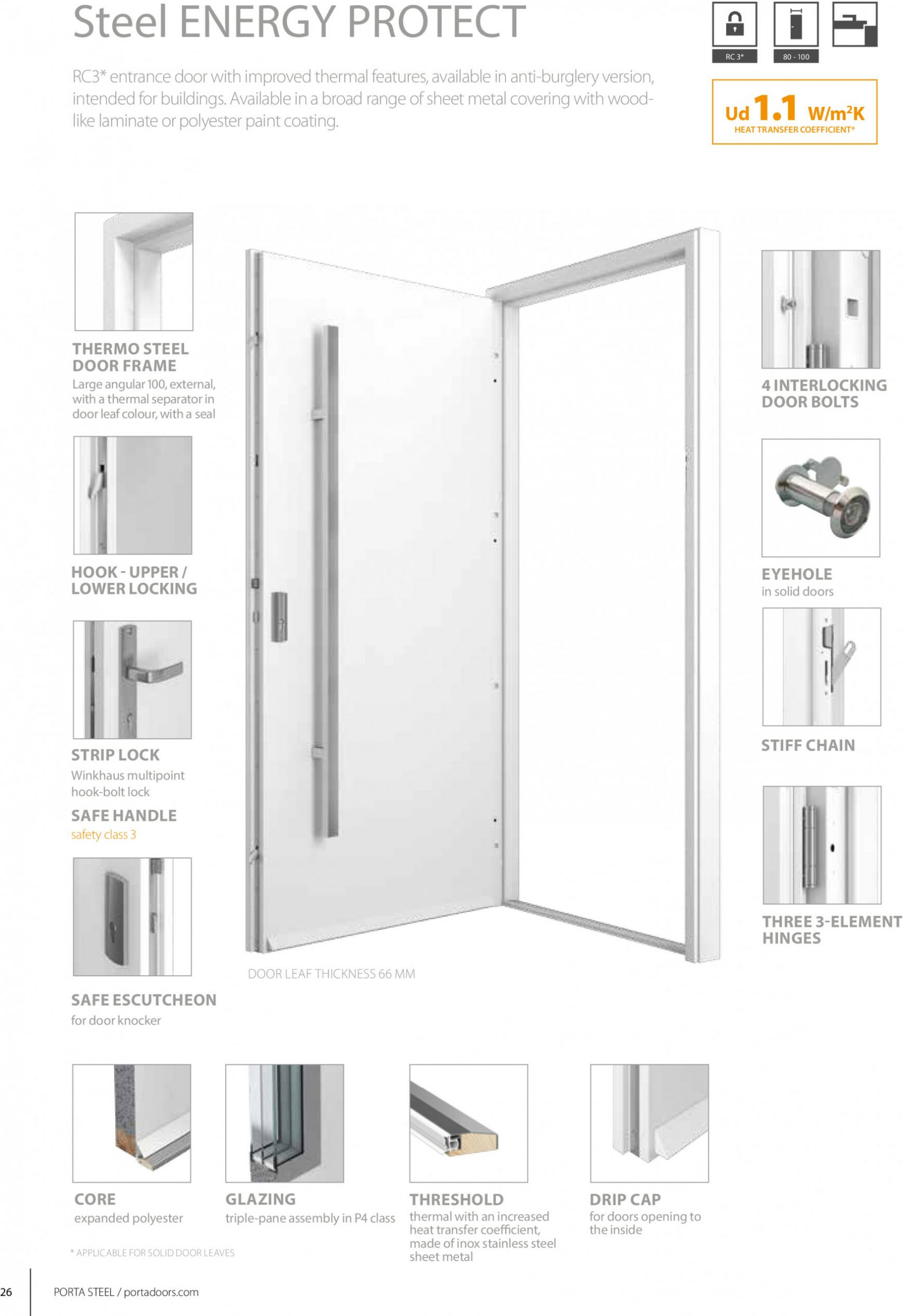 porta-doors - Porta - Catalog uși din oțel tehnice și de exterior - page: 26