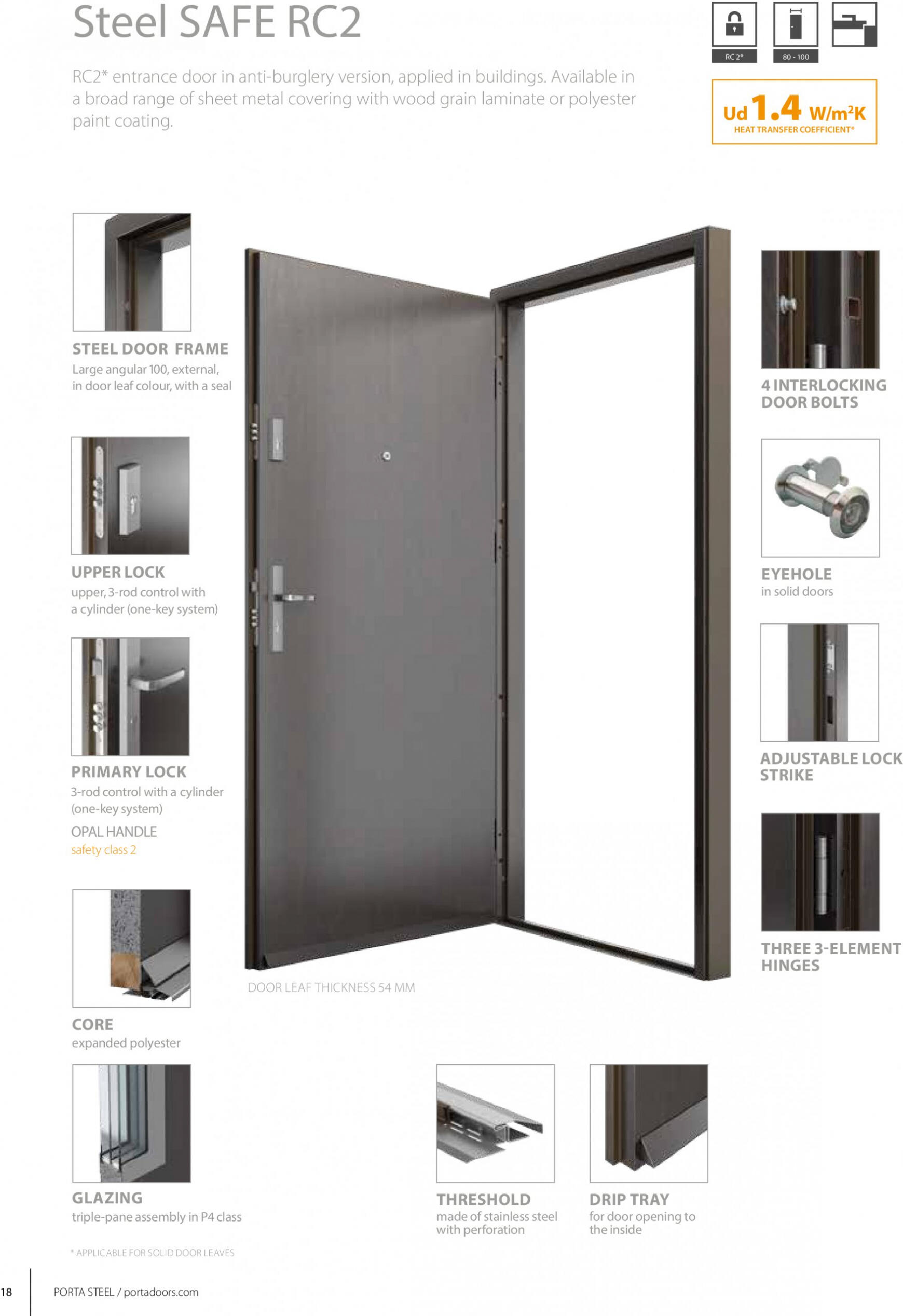 porta-doors - Porta - Catalog uși din oțel tehnice și de exterior - page: 18