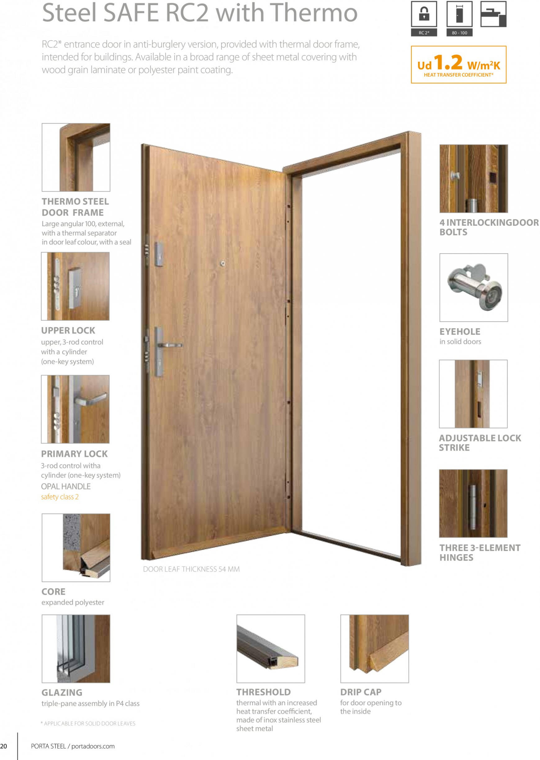 porta-doors - Porta - Catalog uși din oțel tehnice și de exterior - page: 20