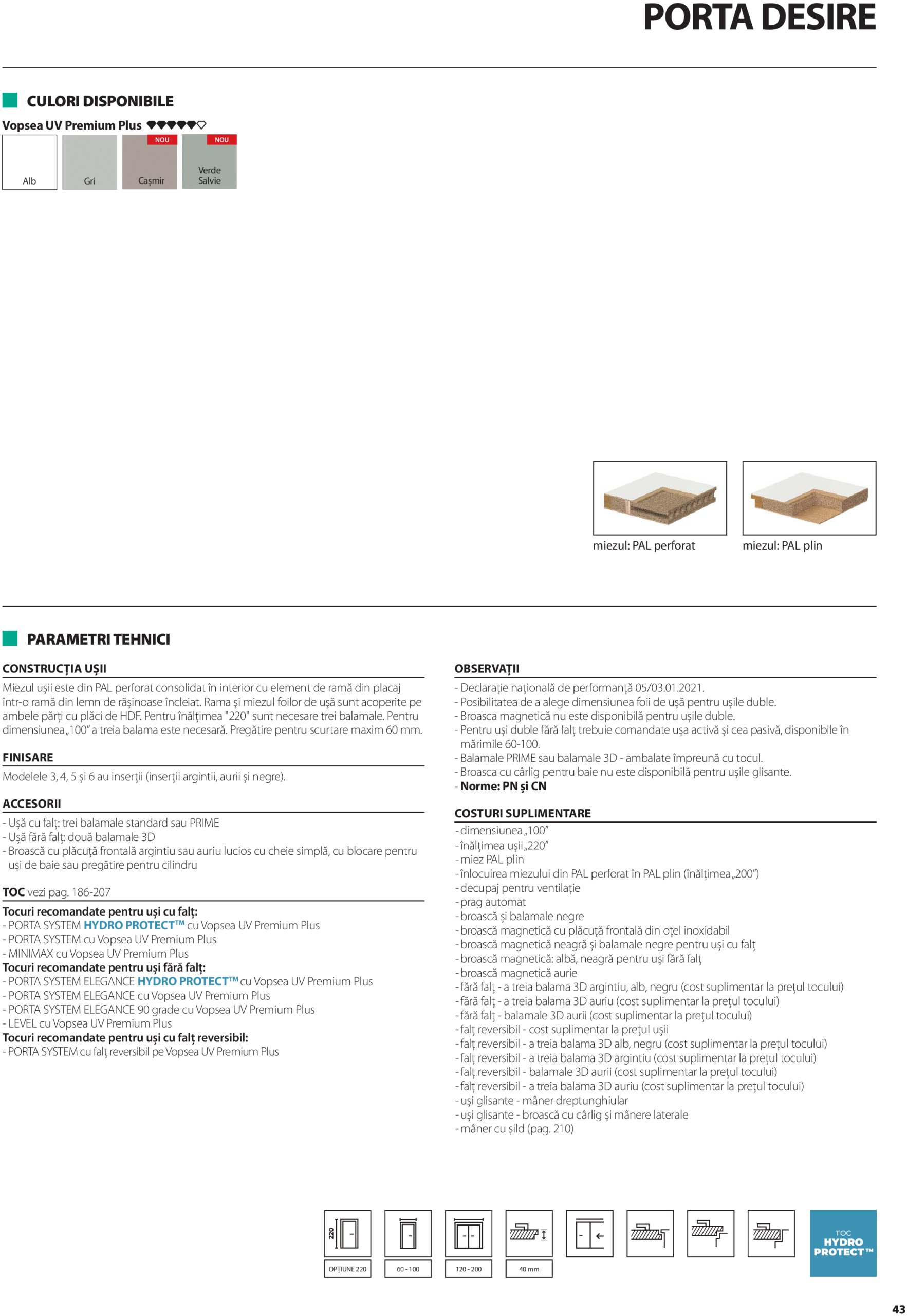 porta-doors - Catalog Porta Doors - Catalog 2025 valabil din 07.05. - 31.12. - page: 43 porta-doors - Catalog Porta Doors - Catalog 2025 valabil din 07.05. - 31.12. - page: 43