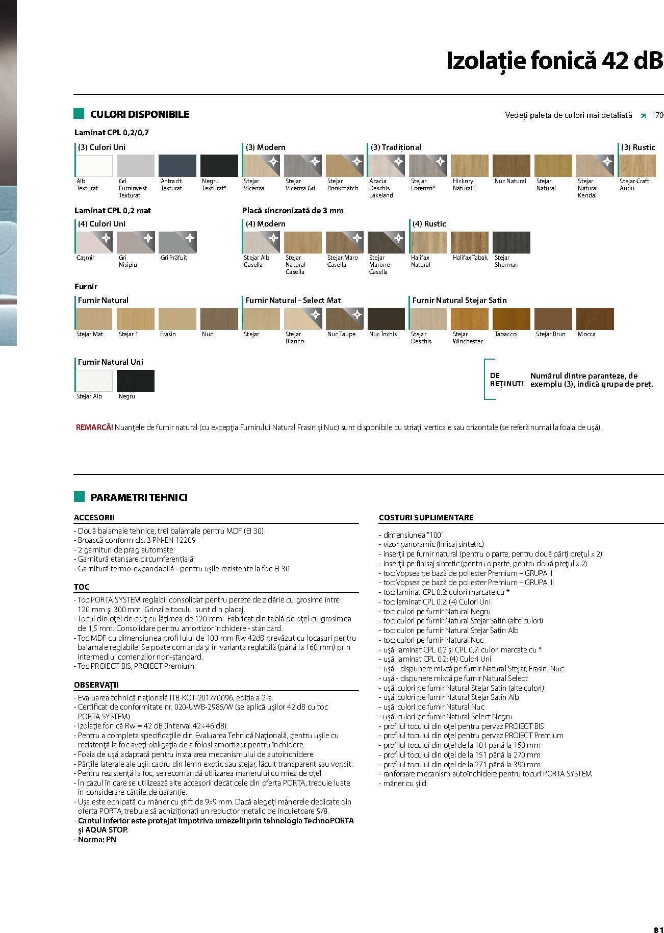 porta-doors - Brosura Porta Doors valabilă de la miercuri 01.04.2026 până la joi 31.12.2026 - page: 83