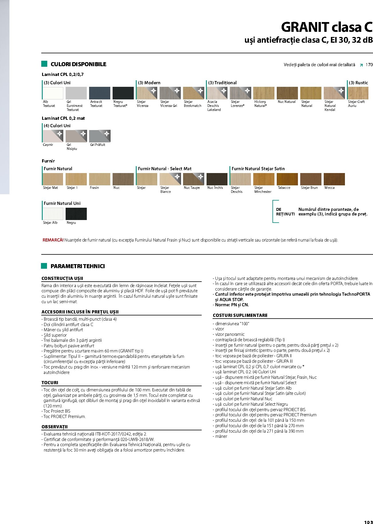 porta-doors - Brosura Porta Doors valabilă de la miercuri 01.04.2026 până la joi 31.12.2026 - page: 105