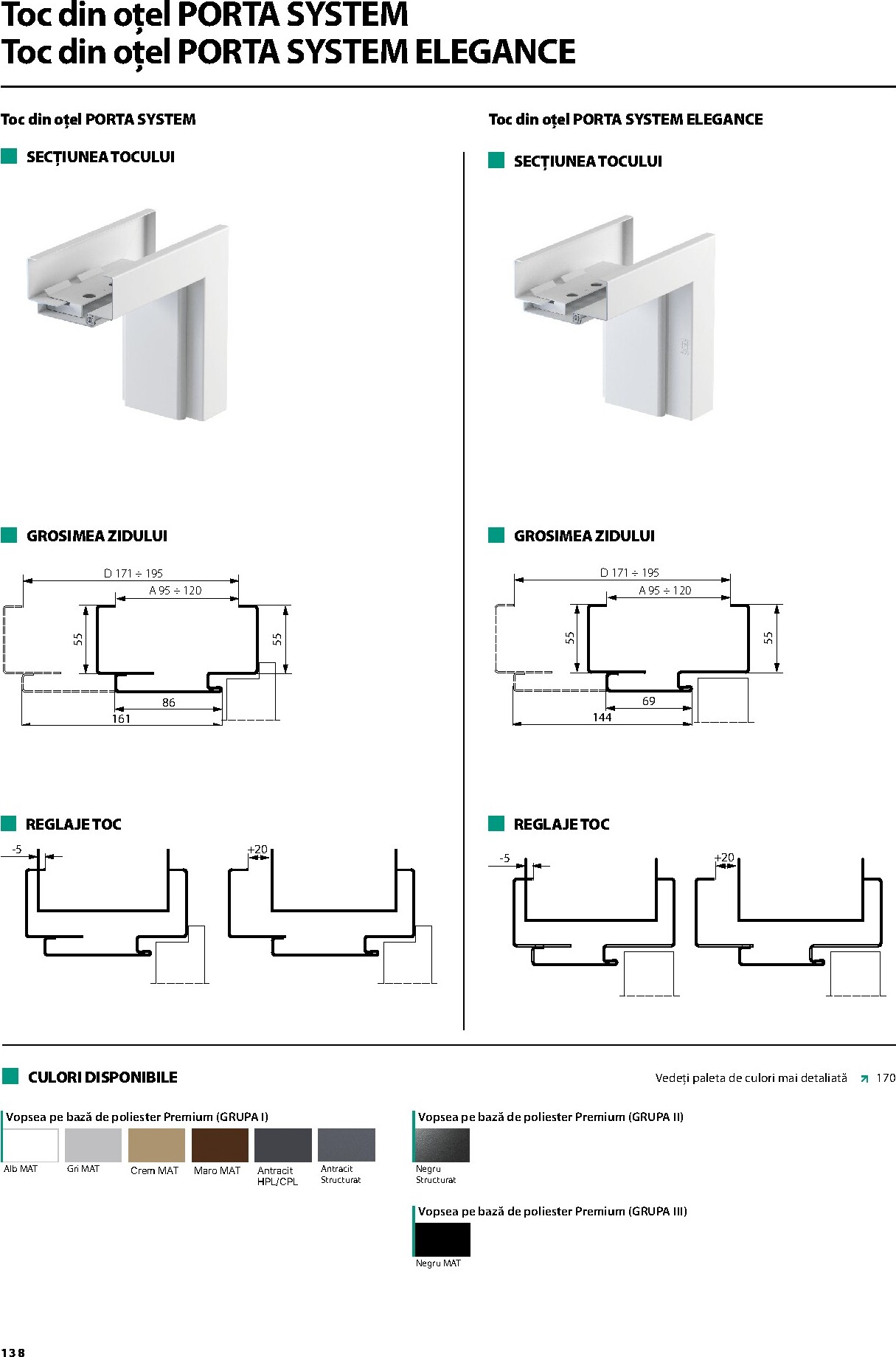 porta-doors - Brosura Porta Doors valabilă de la miercuri 01.04.2026 până la joi 31.12.2026 - page: 140