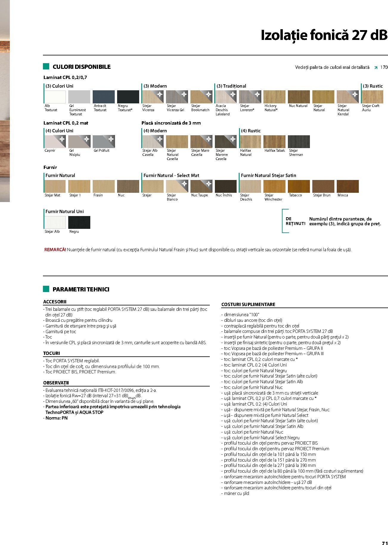 porta-doors - Brosura Porta Doors valabilă de la miercuri 01.04.2026 până la joi 31.12.2026 - page: 73