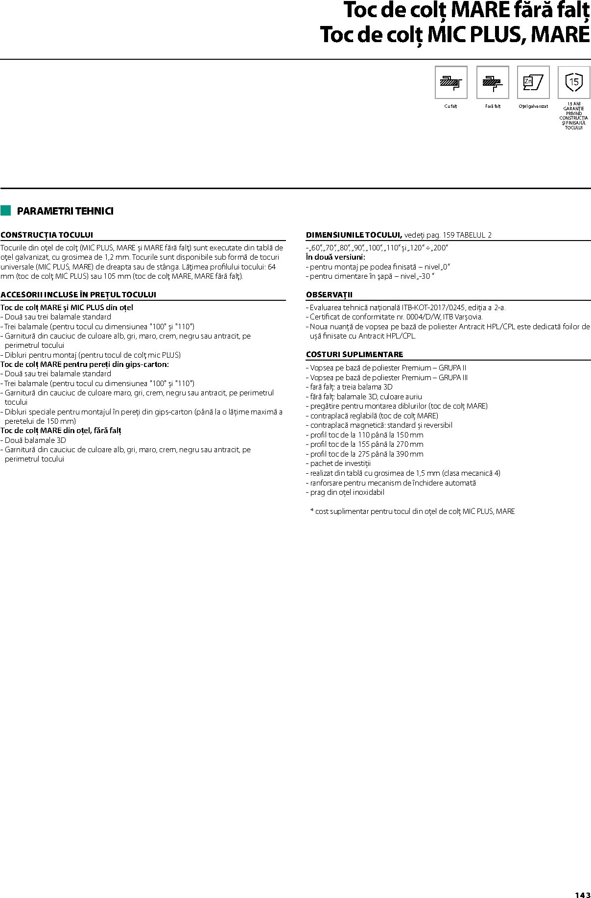 porta-doors - Brosura Porta Doors valabilă de la miercuri 01.04.2026 până la joi 31.12.2026 - page: 145