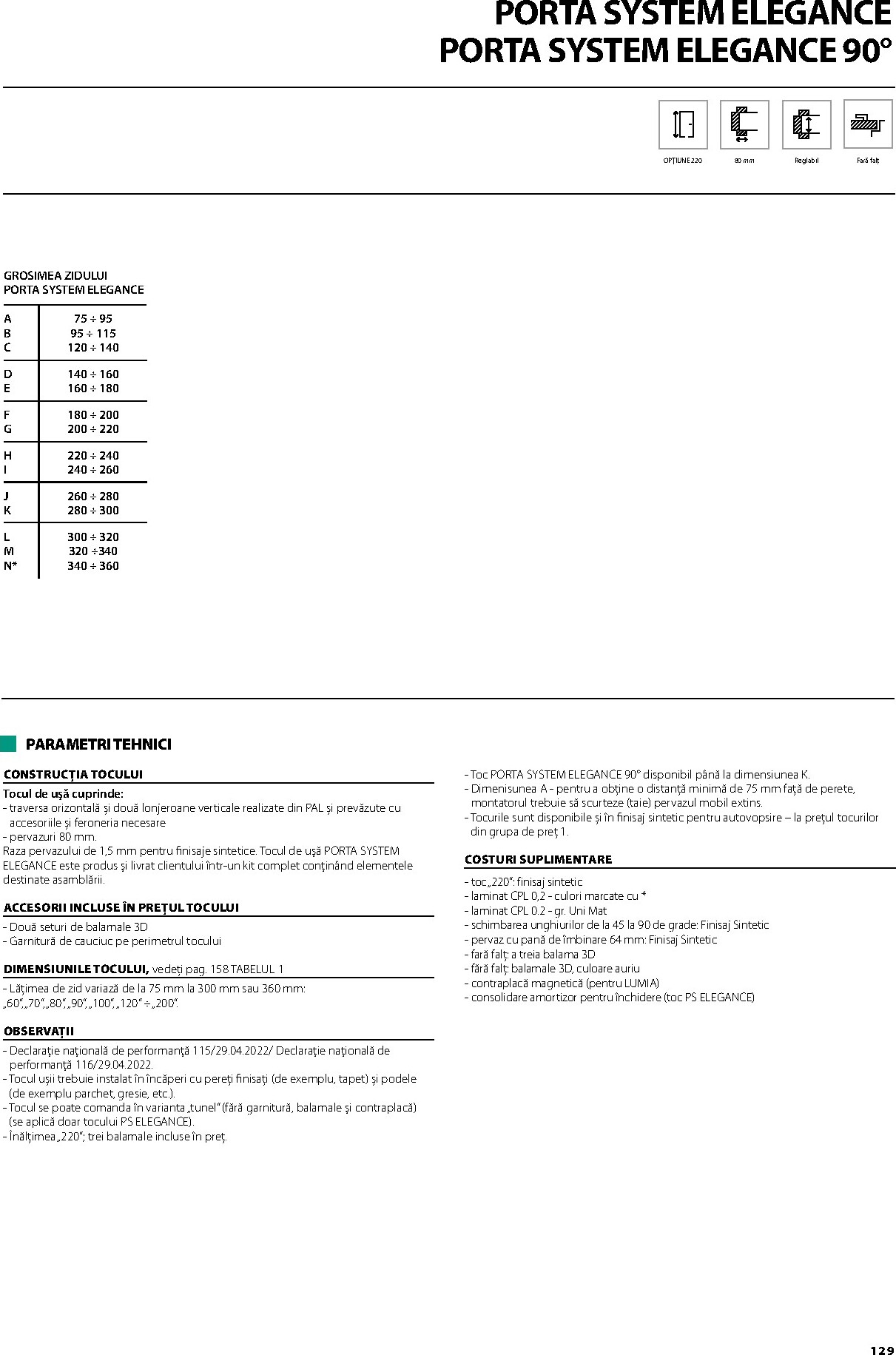 porta-doors - Brosura Porta Doors valabilă de la miercuri 01.04.2026 până la joi 31.12.2026 - page: 131