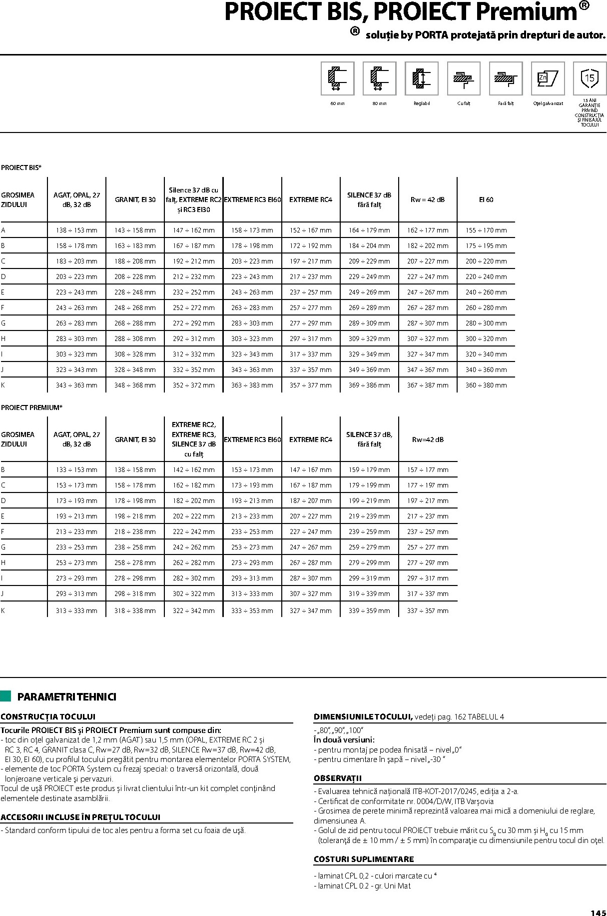 porta-doors - Brosura Porta Doors valabilă de la miercuri 01.04.2026 până la joi 31.12.2026 - page: 147