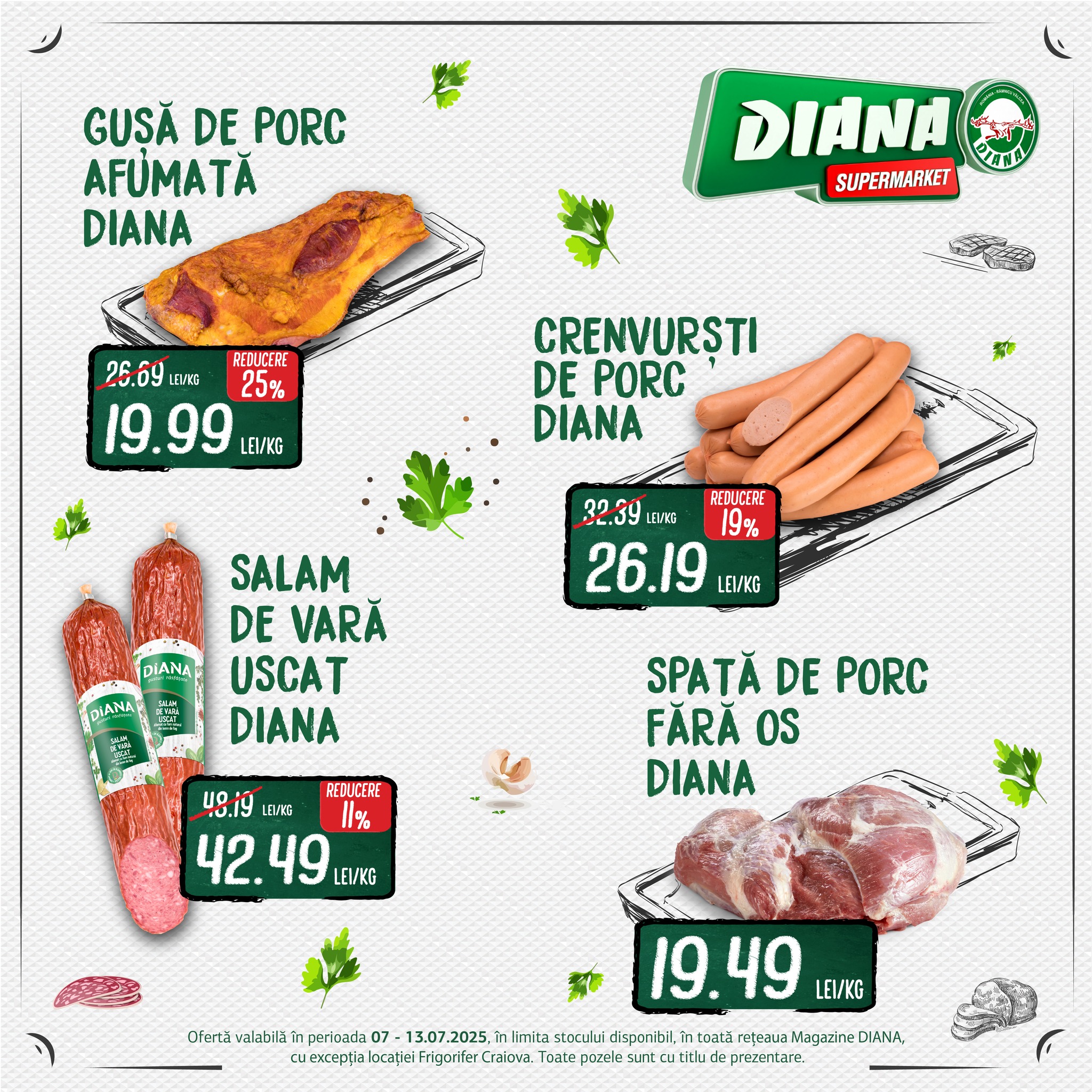 diana - Catalog Diana - Salam Afumat valabil din 07.07. până pe 13.07.