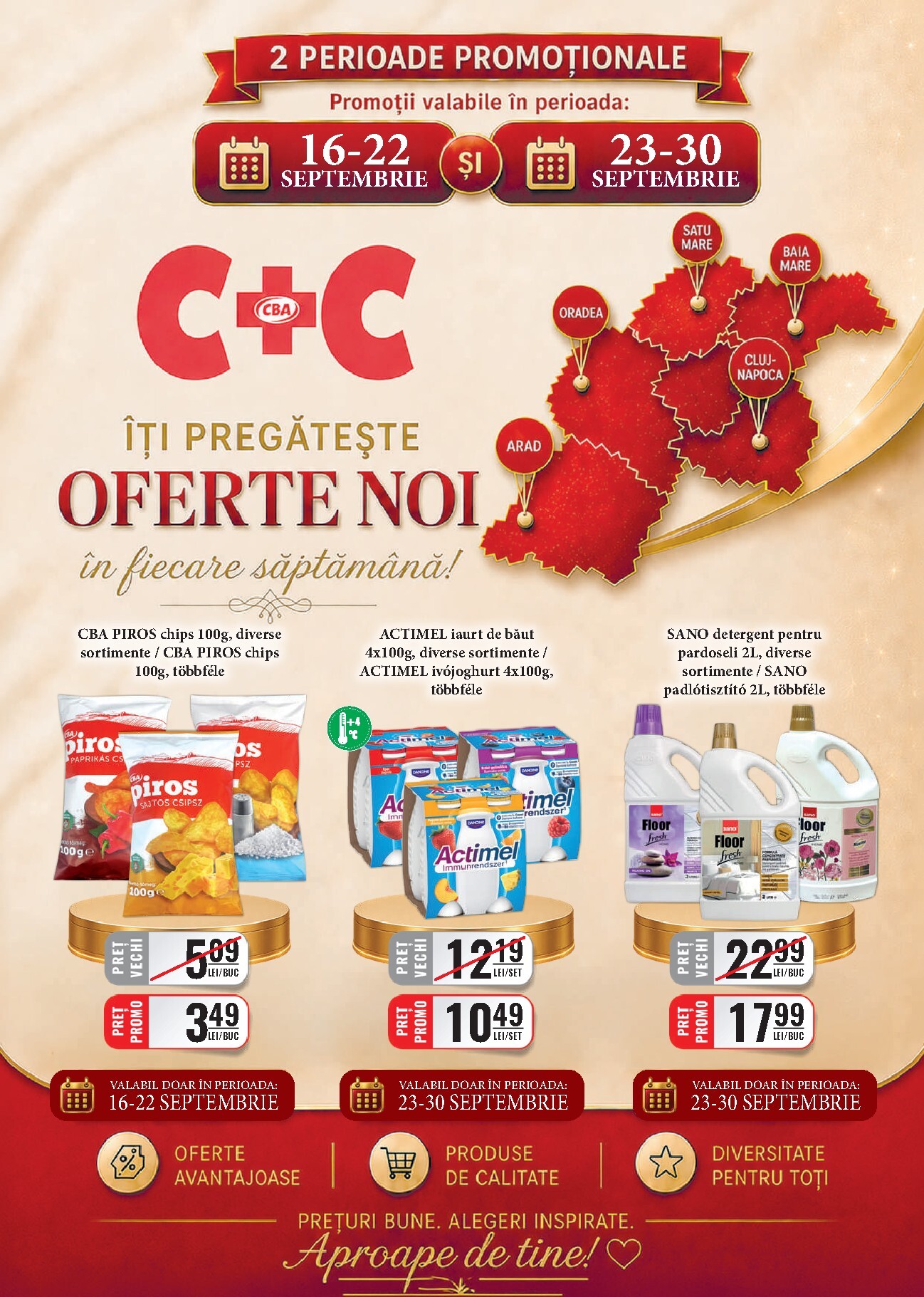 cba - Pliantele viitoare CBA - Cash & Carry valabil de la miercuri 16.09.2026 până la miercuri 30.09.2026