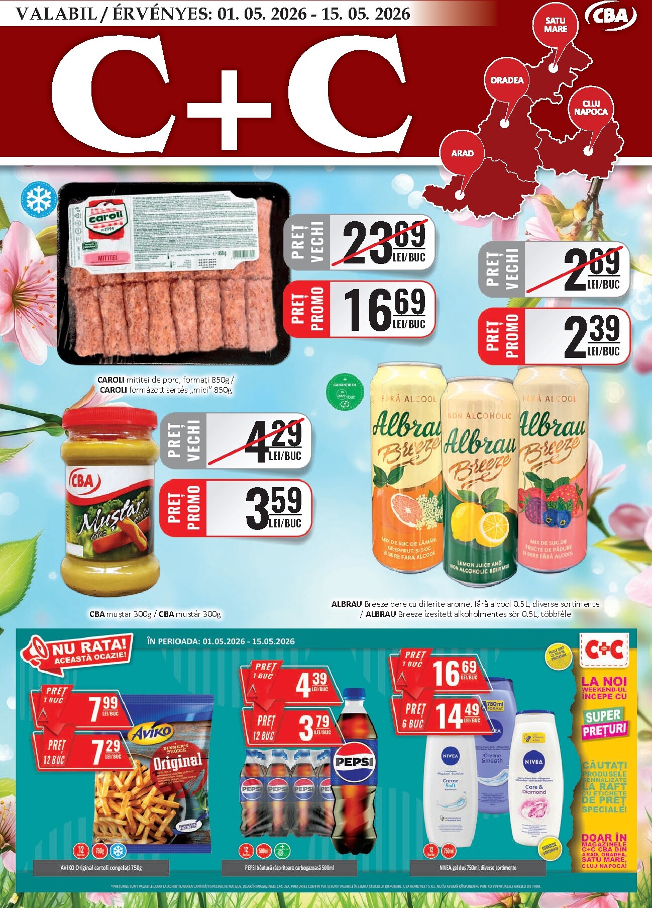 cba - CBA - Cash & Carry pliante pentru săptămâna viitoare de la vineri 01.05.2026 până la vineri 15.05.2026 - page: 1