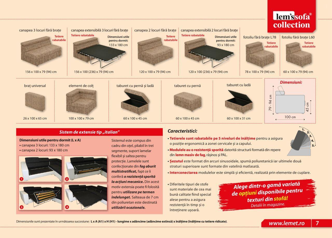 lems - Lem’s catalog - Canapele de vineri 17.11.2023 - page: 7