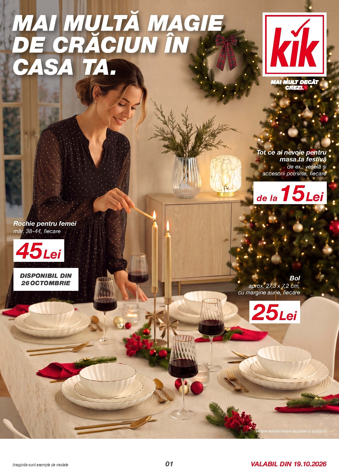 kik - KiK pliante pentru săptămâna viitoare de la luni 19.10.2026 până la duminică 08.11.2026 - page: 1