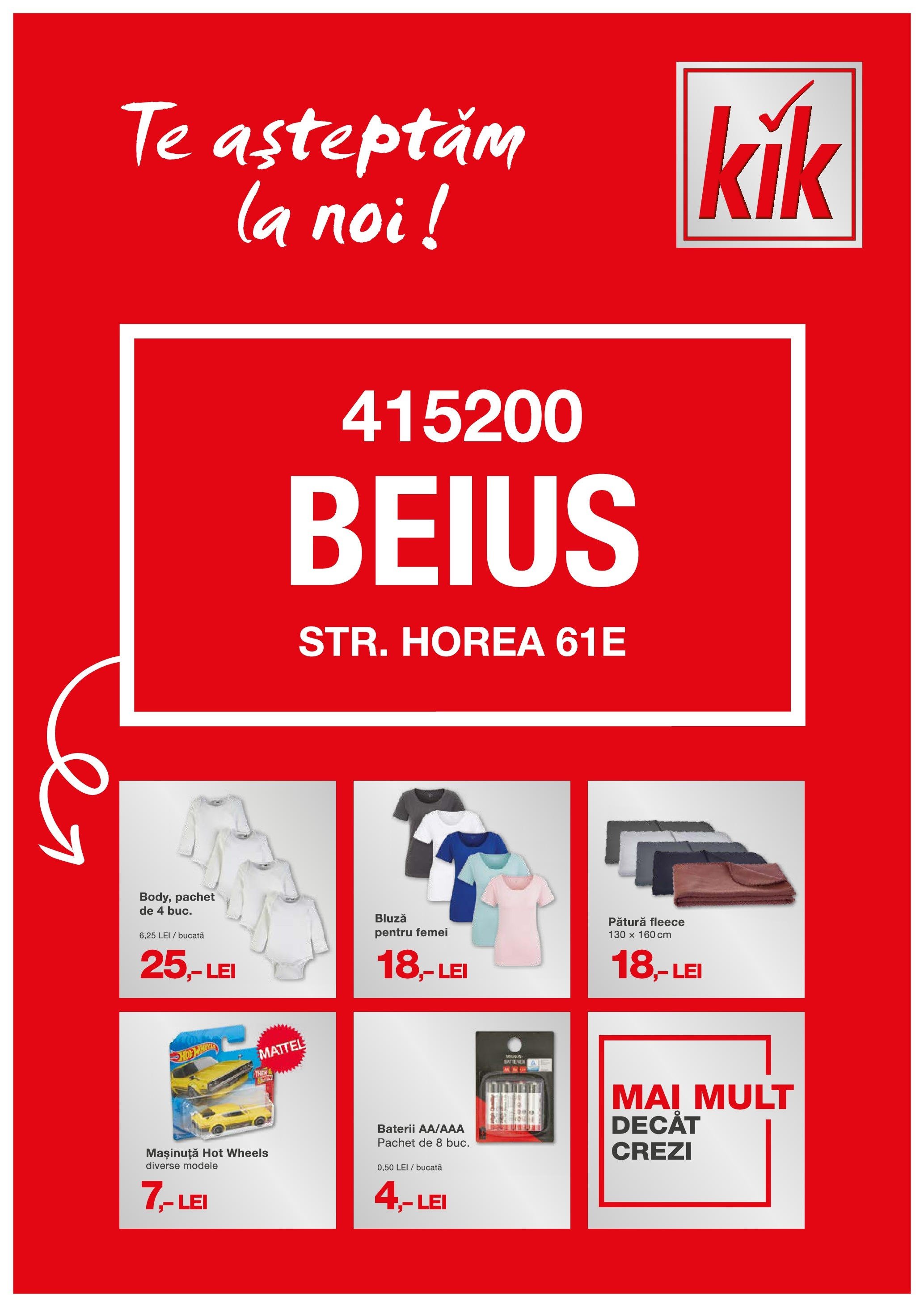 kik - Catalog KiK - Beius valabil din 01.01. - 06.01.