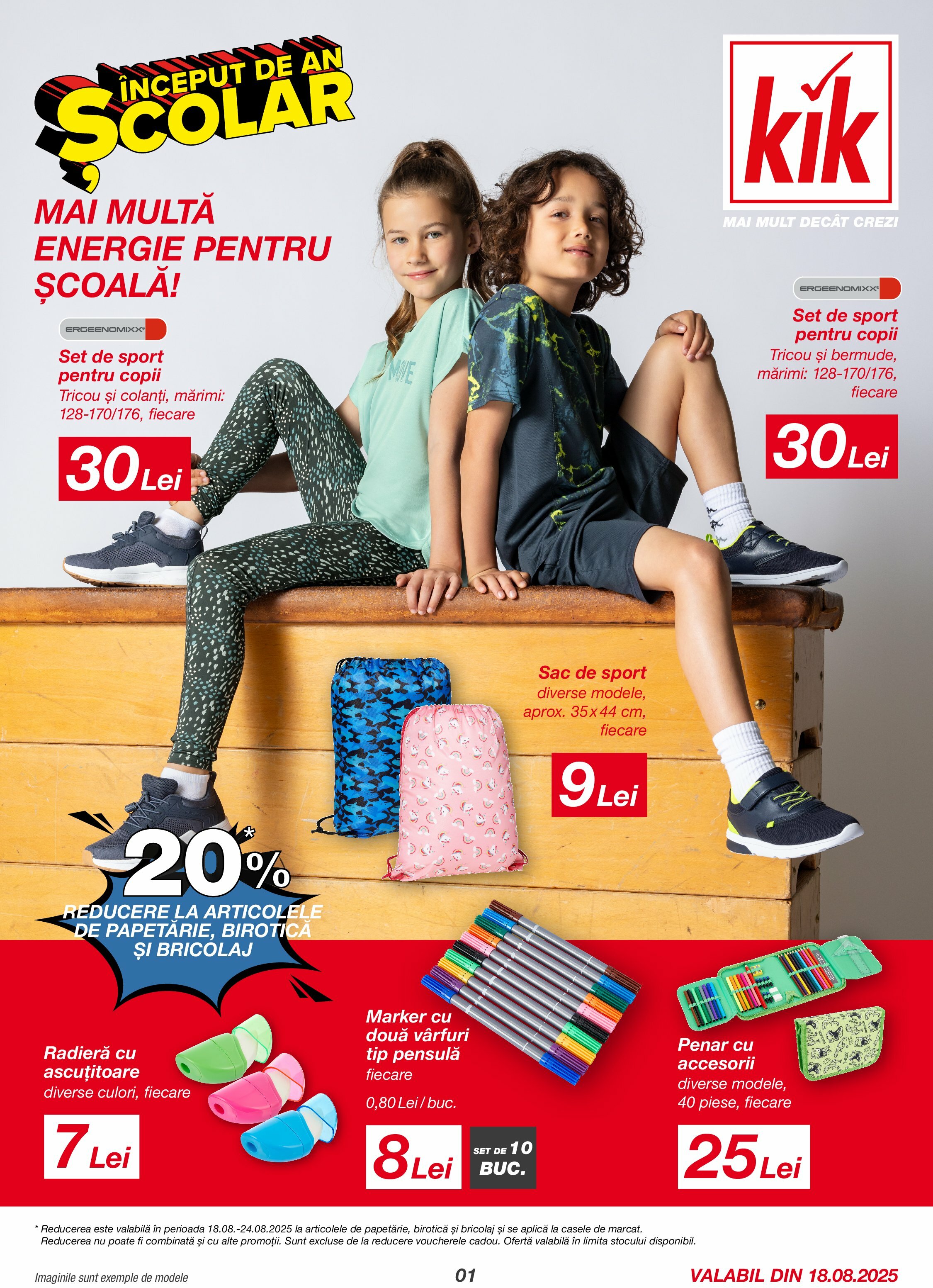 kik - Catalog KiK - Înapoi la școală online – oferte valabile din 18.08.