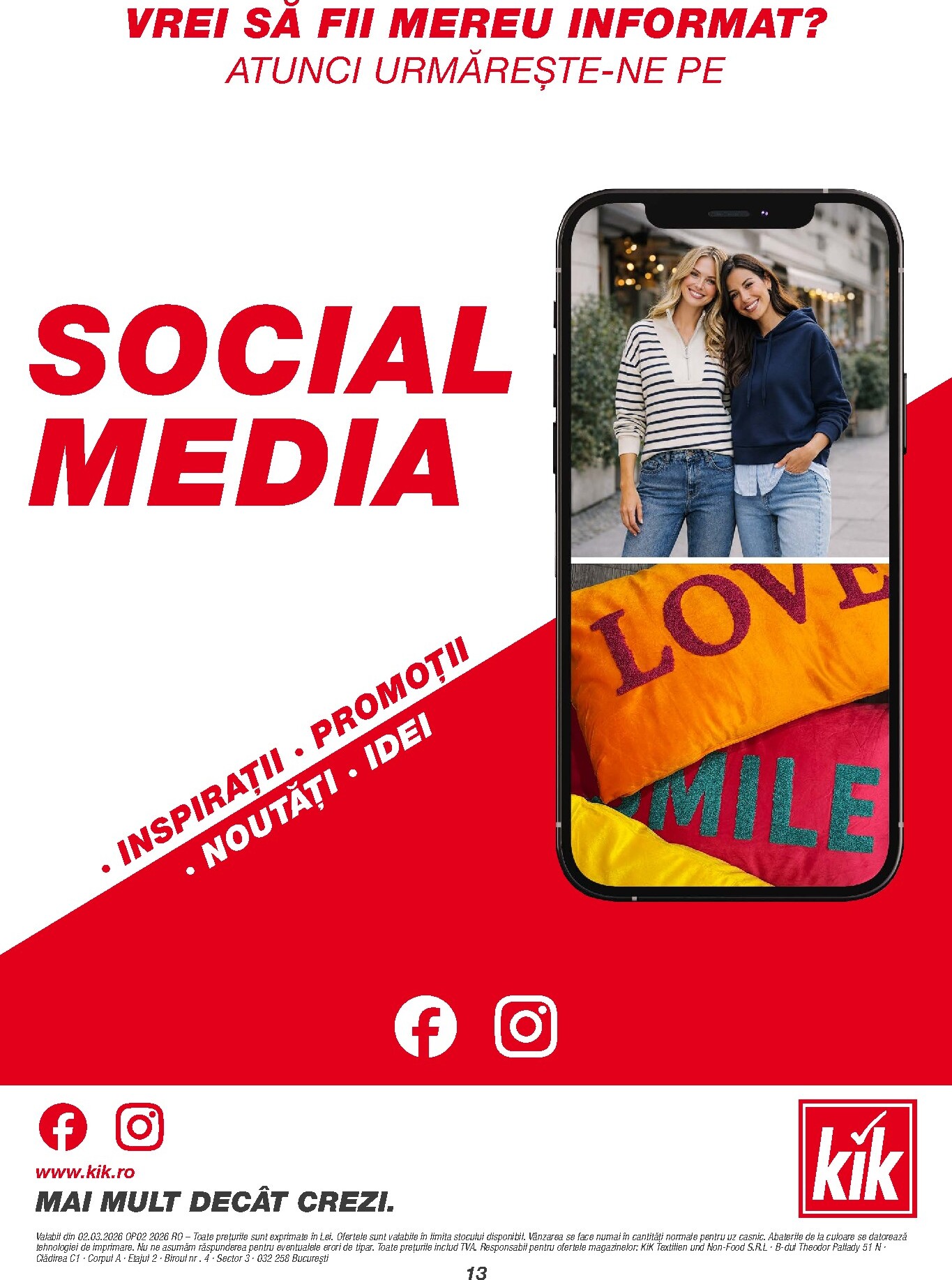 kik - Catalog KiK online – oferte valabile din 02.03.2026 - page: 13