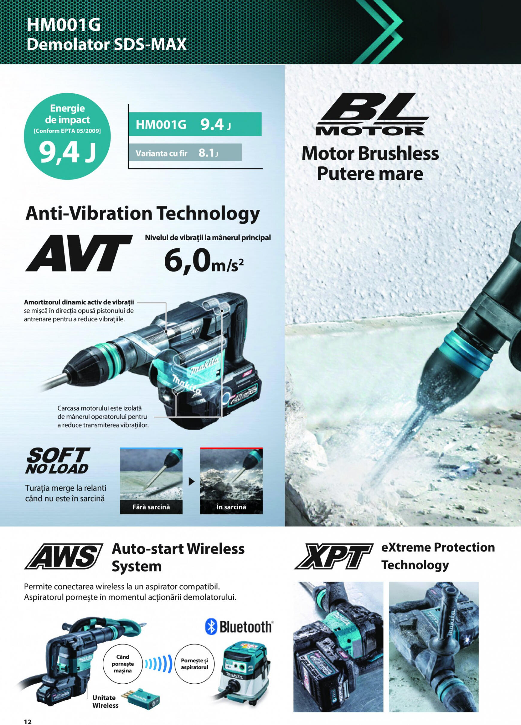 makita - Catalog nou Makita - Broșură Mașini profesionale cu acumulatori XGT 40Vmax/80Vmax 19.06. - 31.12. - page: 12