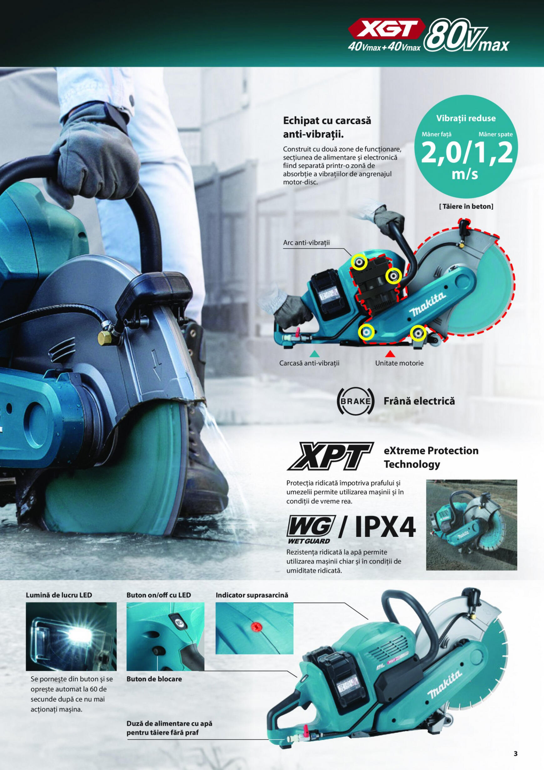 makita - Catalog nou Makita - Broșură Mașini profesionale cu acumulatori XGT 40Vmax/80Vmax 19.06. - 31.12. - page: 3