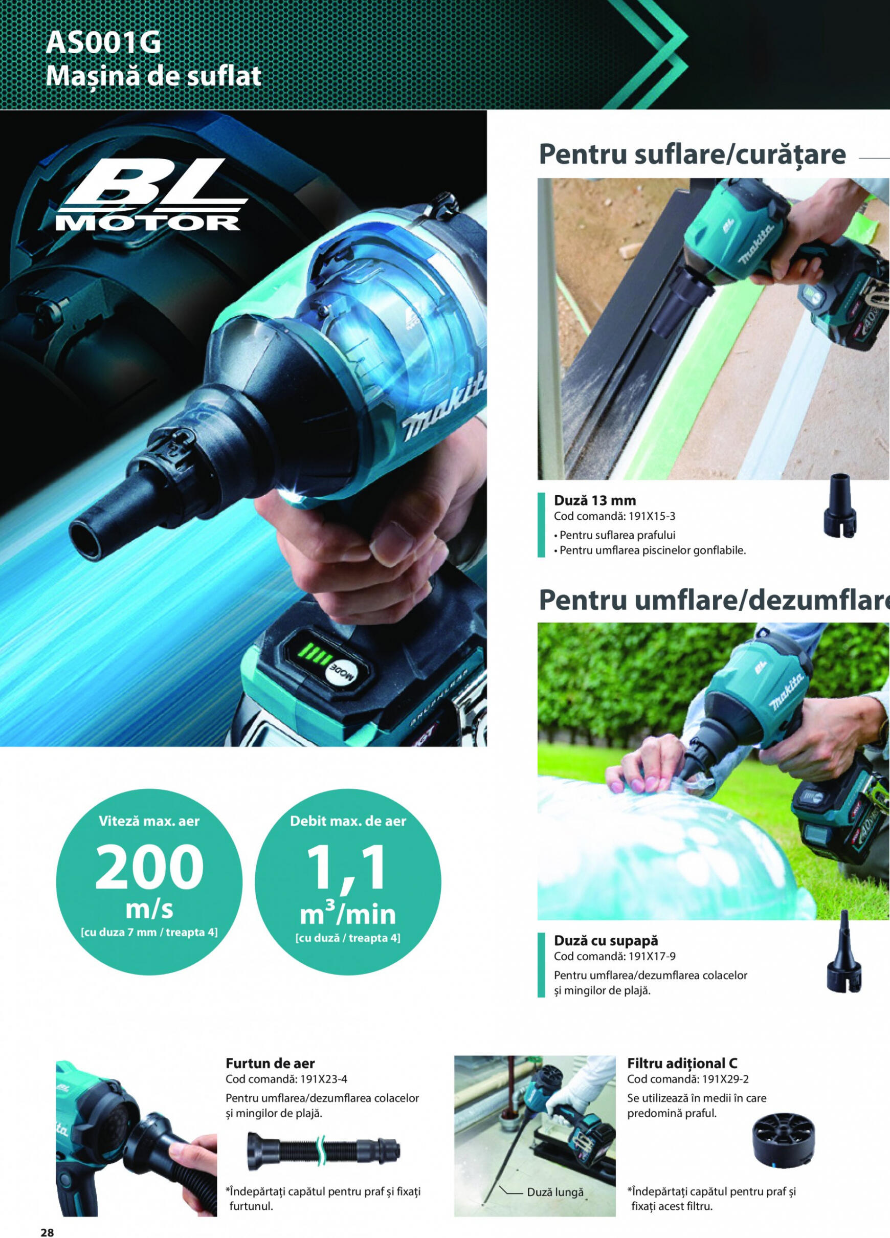 makita - Catalog nou Makita - Broșură Mașini profesionale cu acumulatori XGT 40Vmax/80Vmax 19.06. - 31.12. - page: 28