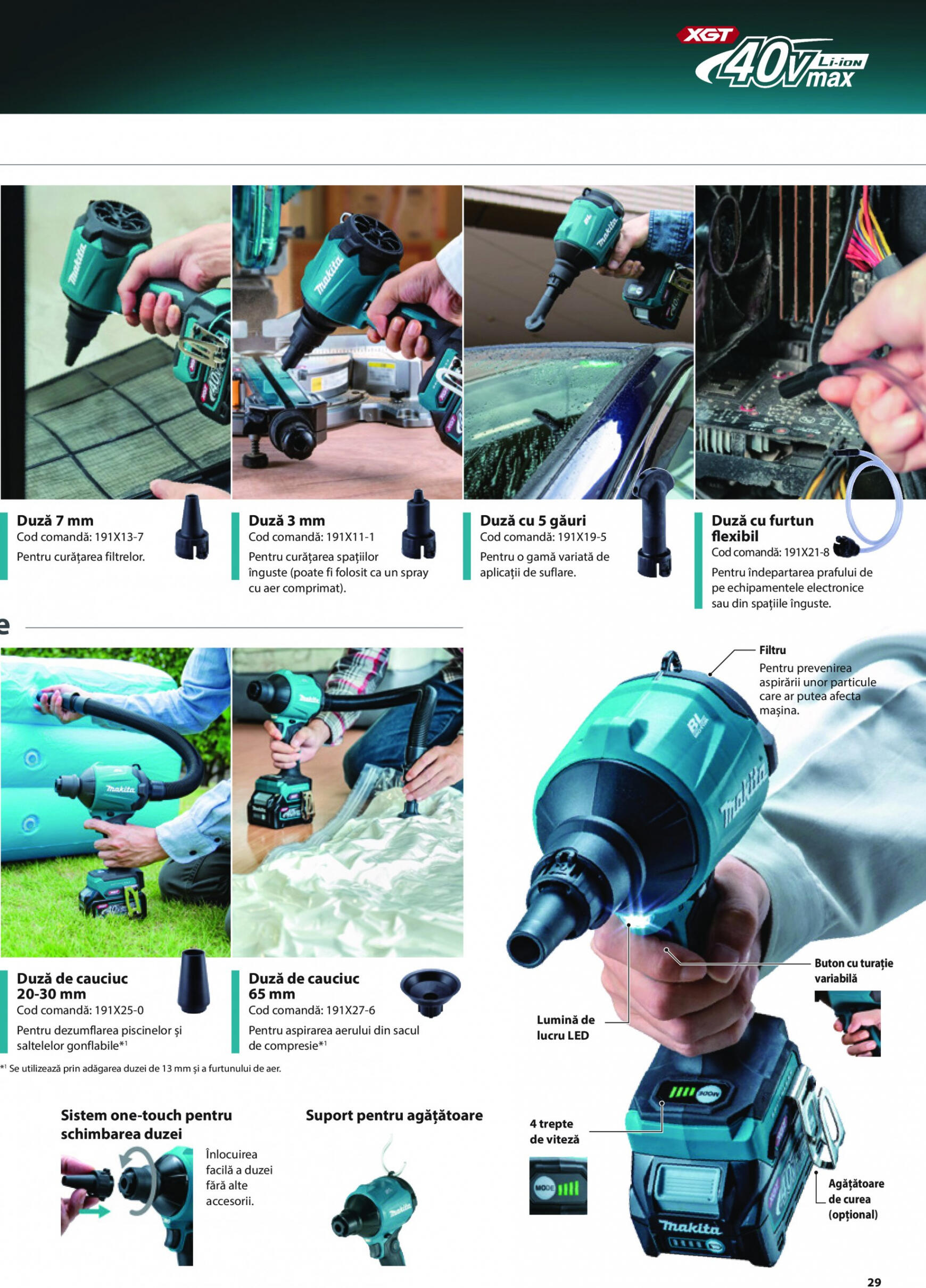 makita - Catalog nou Makita - Broșură Mașini profesionale cu acumulatori XGT 40Vmax/80Vmax 19.06. - 31.12. - page: 29