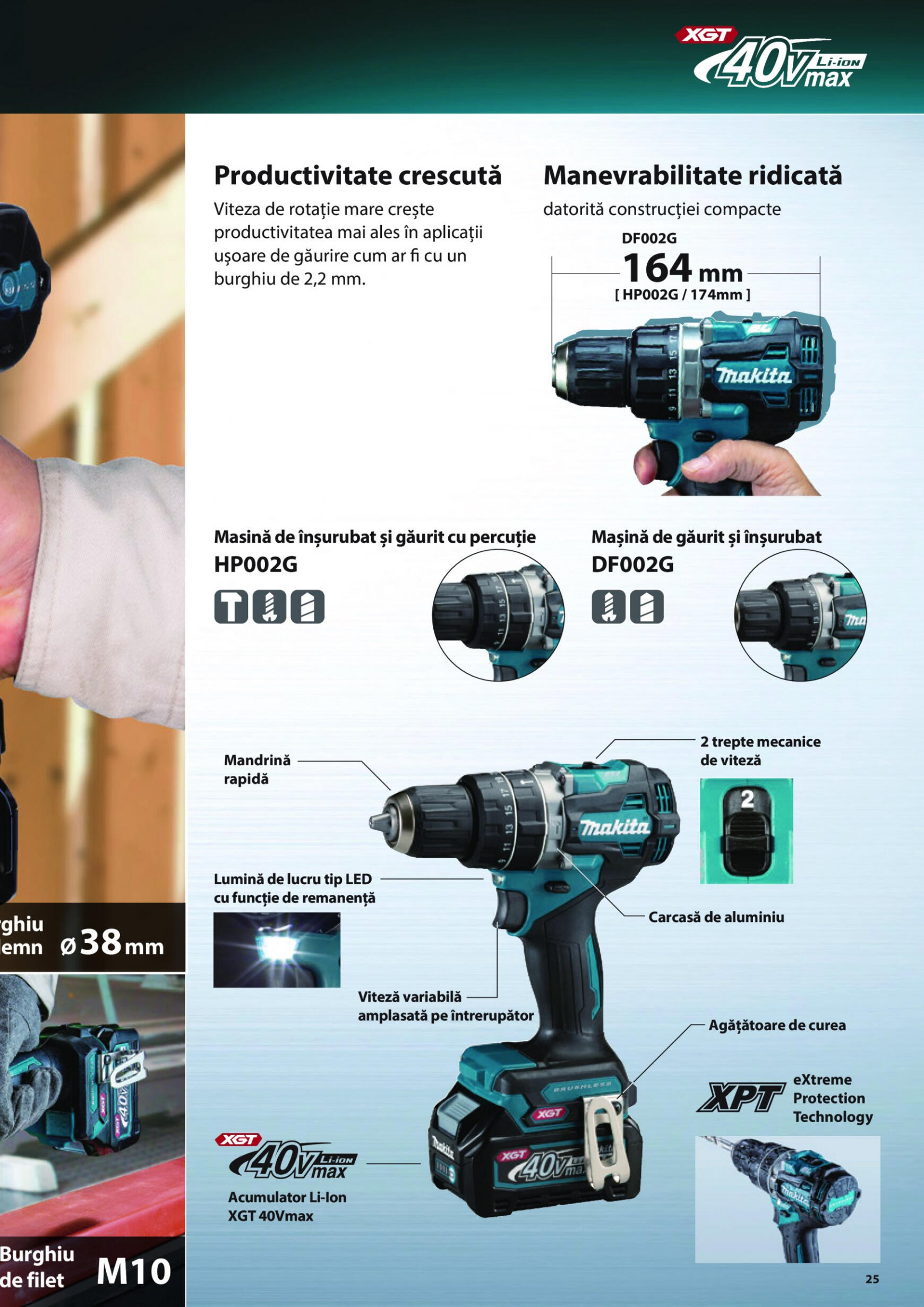 makita - Catalog nou Makita - Broșură Mașini profesionale cu acumulatori XGT 40Vmax/80Vmax 19.06. - 31.12. - page: 25