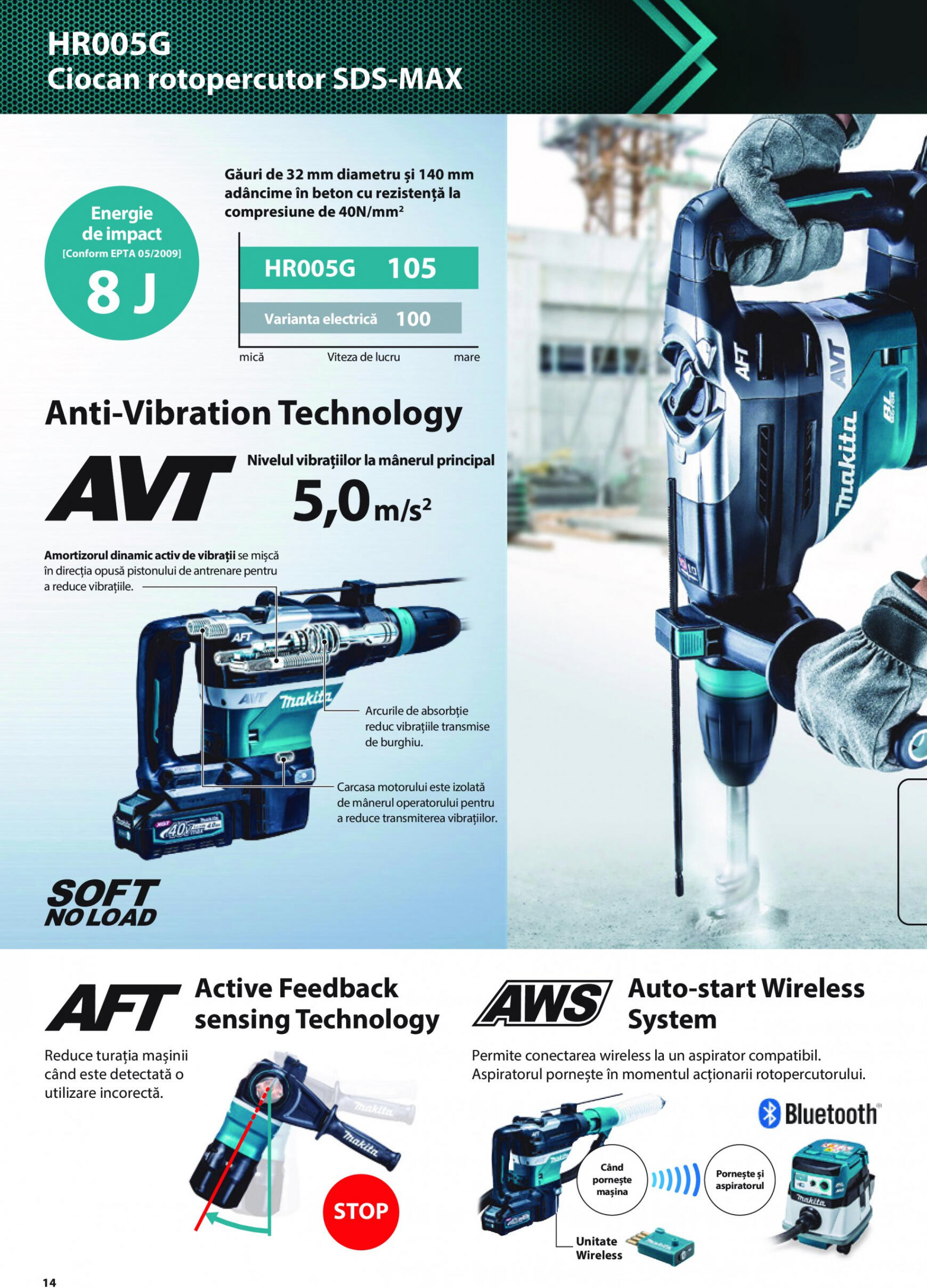 makita - Catalog nou Makita - Broșură Mașini profesionale cu acumulatori XGT 40Vmax/80Vmax 19.06. - 31.12. - page: 14