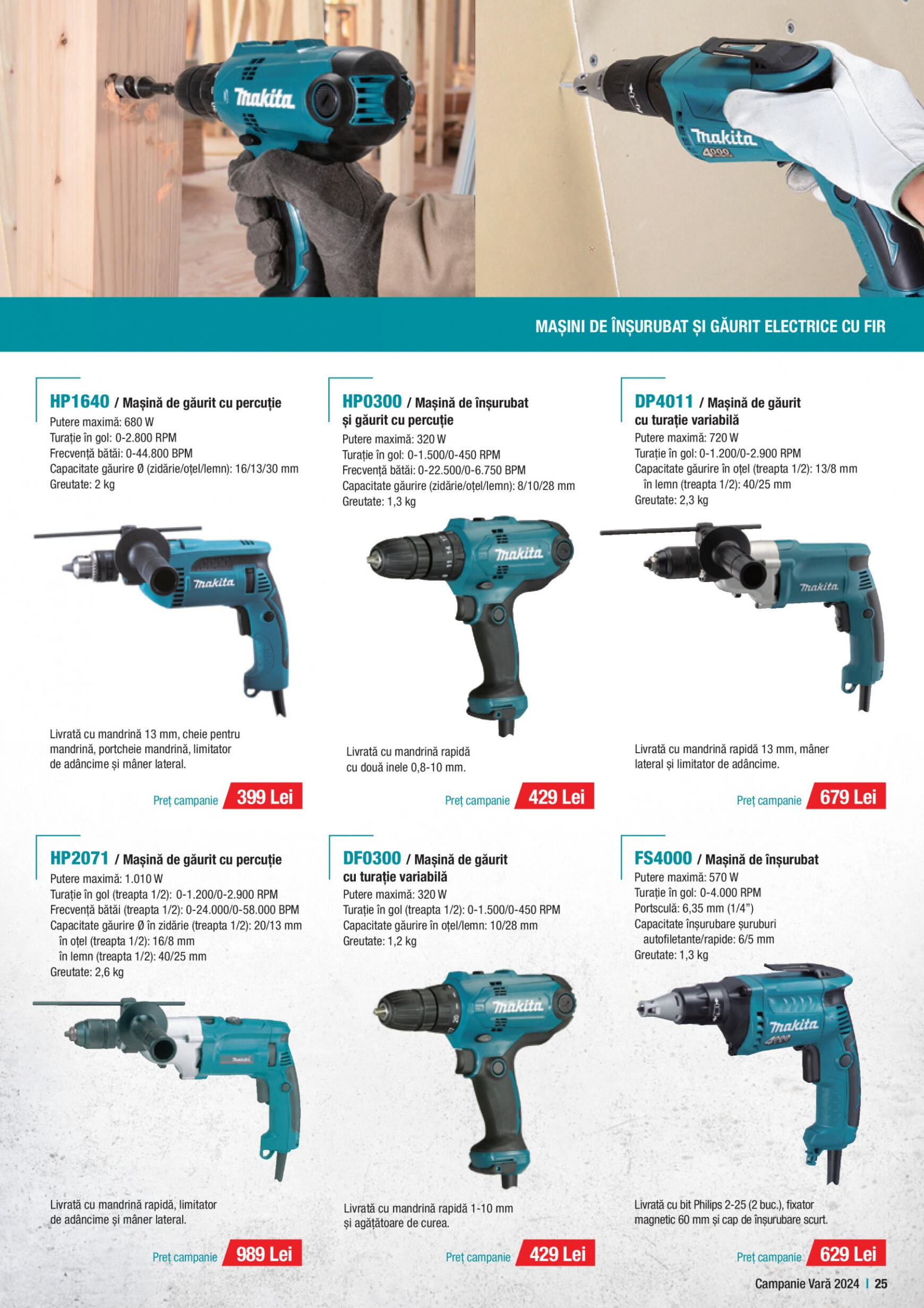 makita - Catalog nou Makita - Broșură Campanie Construcții Vară 2024 01.07. - 30.09. - page: 25