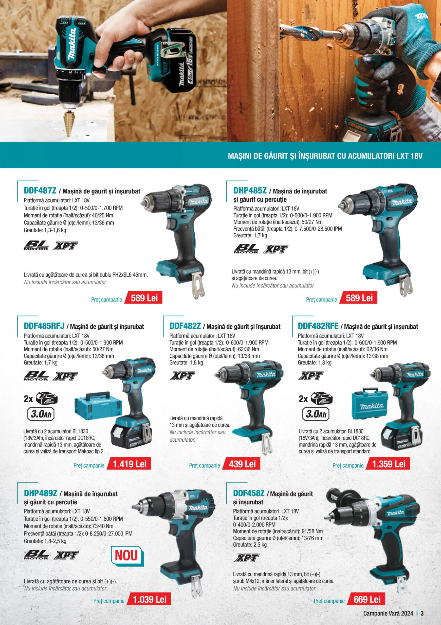 makita - Catalog nou Makita - Broșură Campanie Construcții Vară 2024 01.07. - 30.09. - page: 3